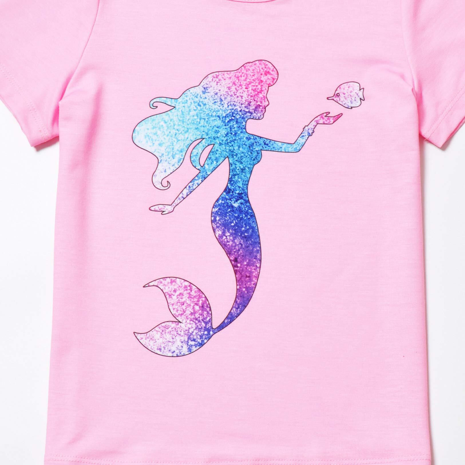 Summer Pajamas For American Girls Matching Girls&Doll Mermaid Pjs Set Size 10 11