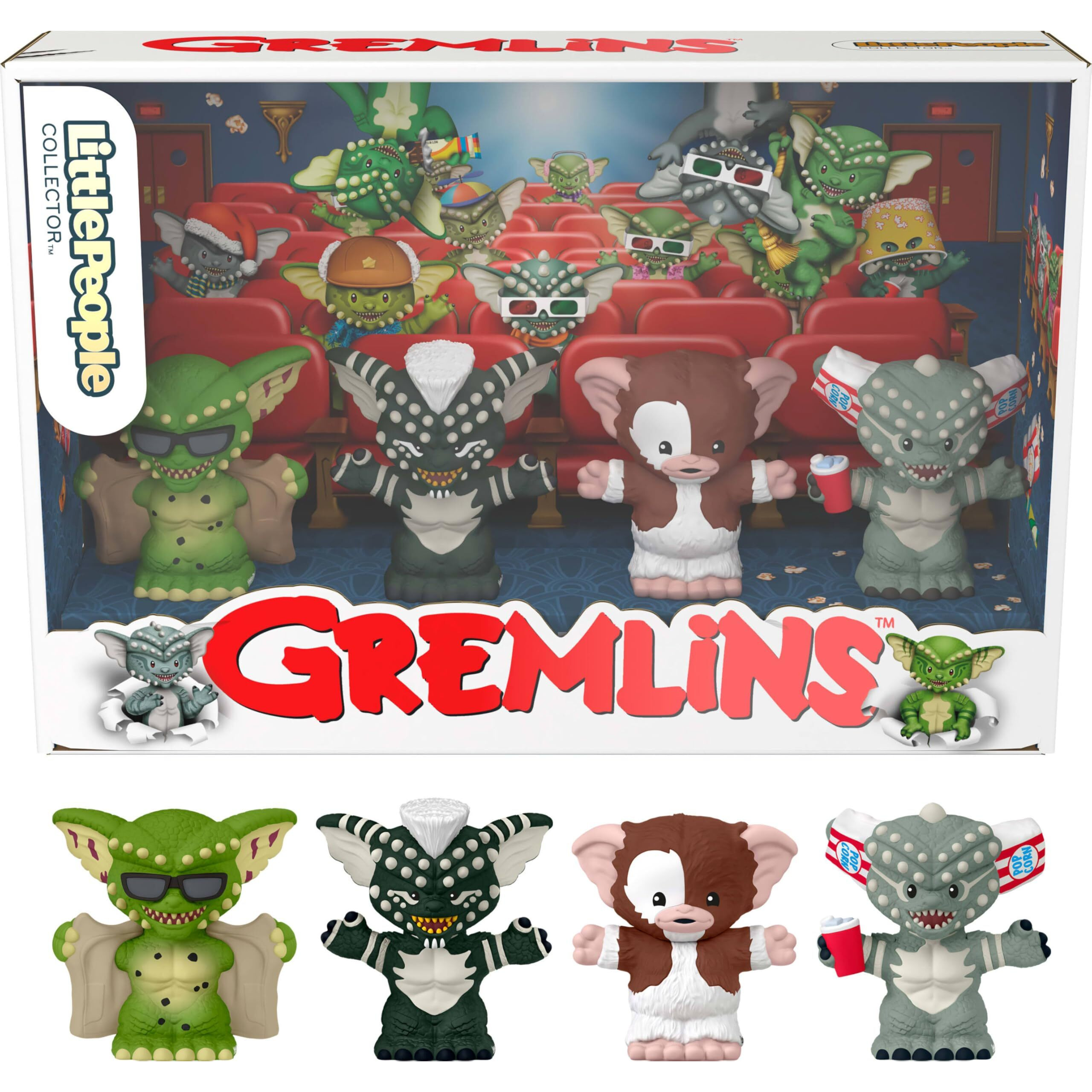 Little People Collector Gremlins Movie Special Edition Set In Display Box For Adults And Fans  4 Figures