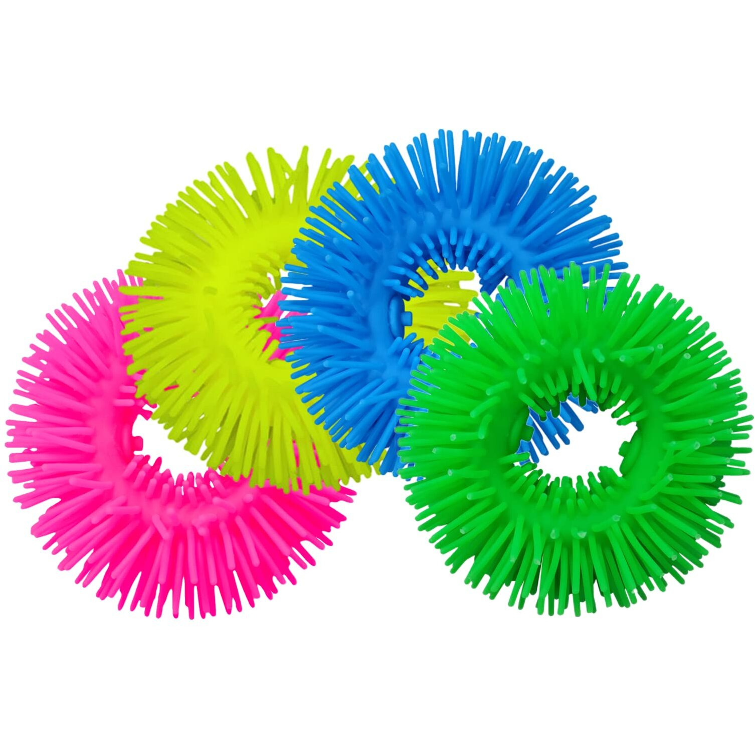 4Pack Squishy Sensory Bracelets Toys Stretchy Fidget Soft Bracelet Stress Relief For Kids
