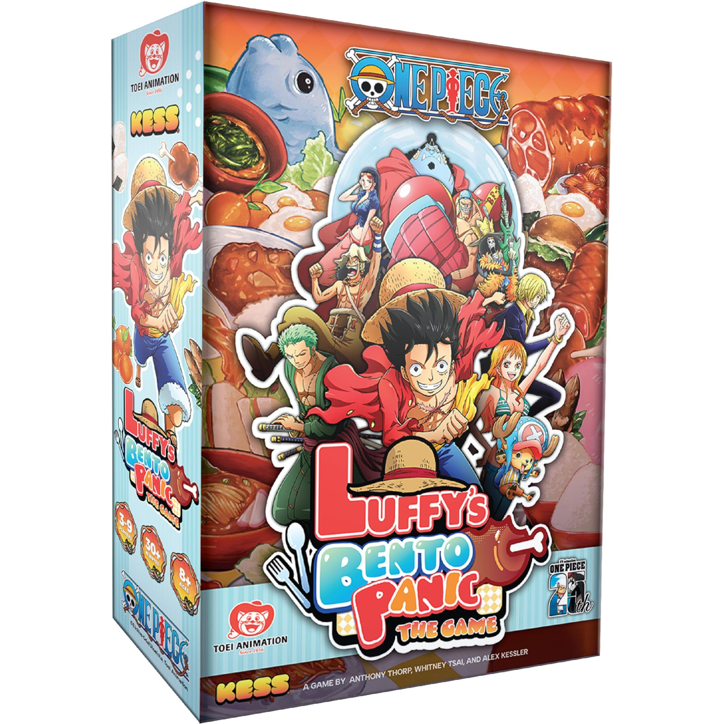 Kess One Piece Luffys Bento Panic Game For Players Ages 10 & Up  Playtime 30 Mins  Anime  Quick To Learn  Feasting Fun Lunch Is Served  With A Side Of Panic