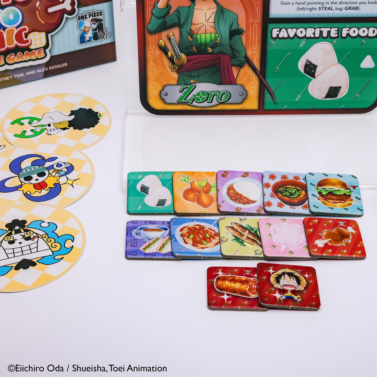 Kess One Piece Luffys Bento Panic Game For Players Ages 10 & Up  Playtime 30 Mins  Anime  Quick To Learn  Feasting Fun Lunch Is Served  With A Side Of Panic