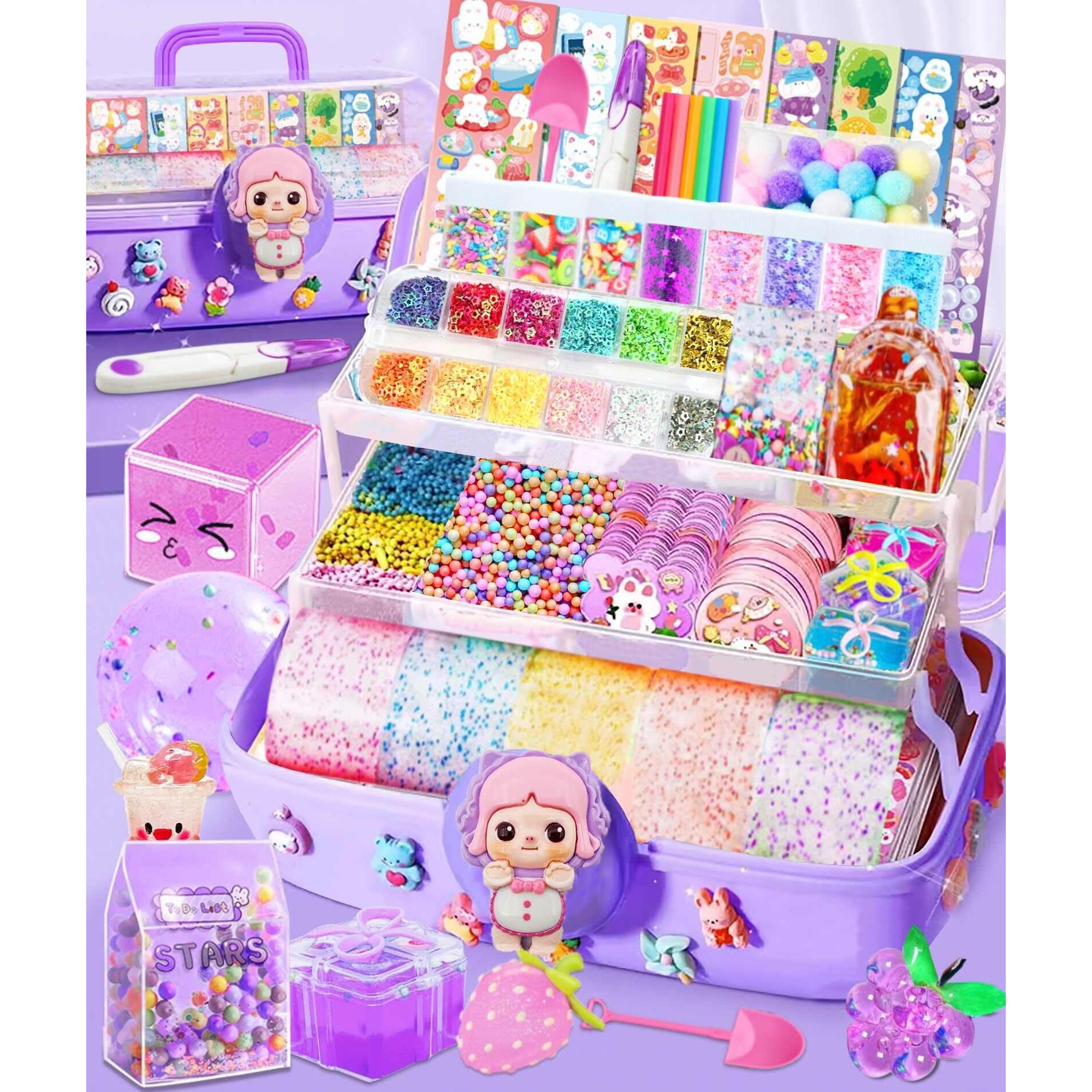 Ziza Cute Nano Tape Bubble Kit For Kids With Box  Nano Tape Squishy Maker Kit  Nano Bubble Tape Kit  Nano Tape Bubbles