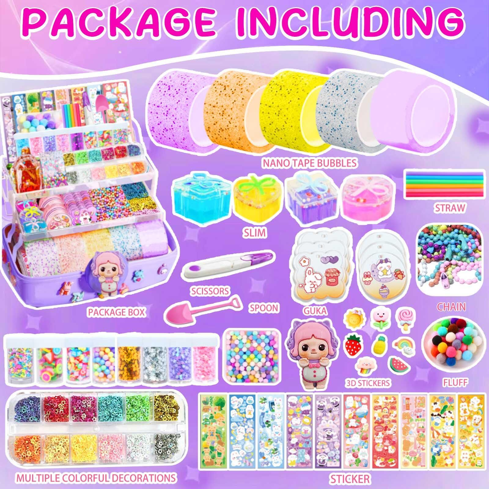 Ziza Cute Nano Tape Bubble Kit For Kids With Box  Nano Tape Squishy Maker Kit  Nano Bubble Tape Kit  Nano Tape Bubbles