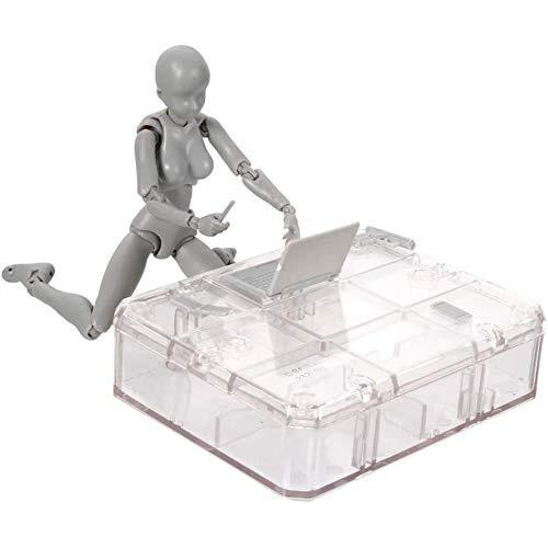 Axitwxit Action Figures Body-Kun Dx & Body-Chan Dx Pvc Figure Model Drawing For S H Figuarts With Box For Artists (Gray  Female)