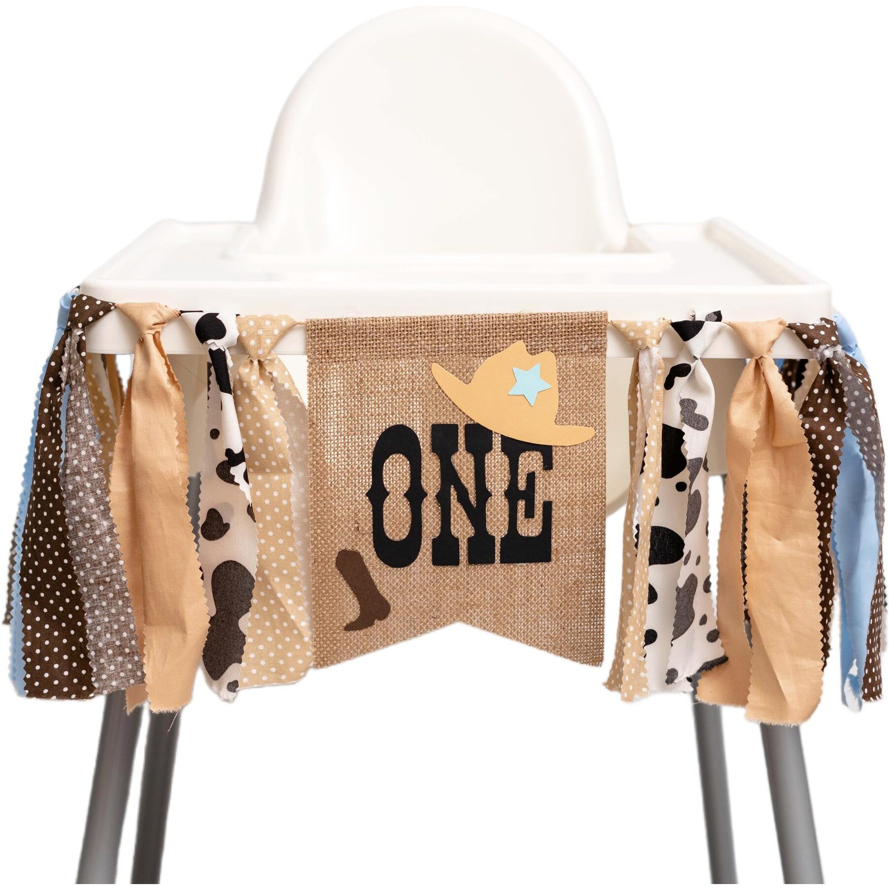 Cieqr Cowgirl Highchair Banner 1St Birthday - My First Rodeo High Chair Banner  First Rodeo Birthday Decorations Party Supplies For Party  Anniversary  Photo Props... (Pink)