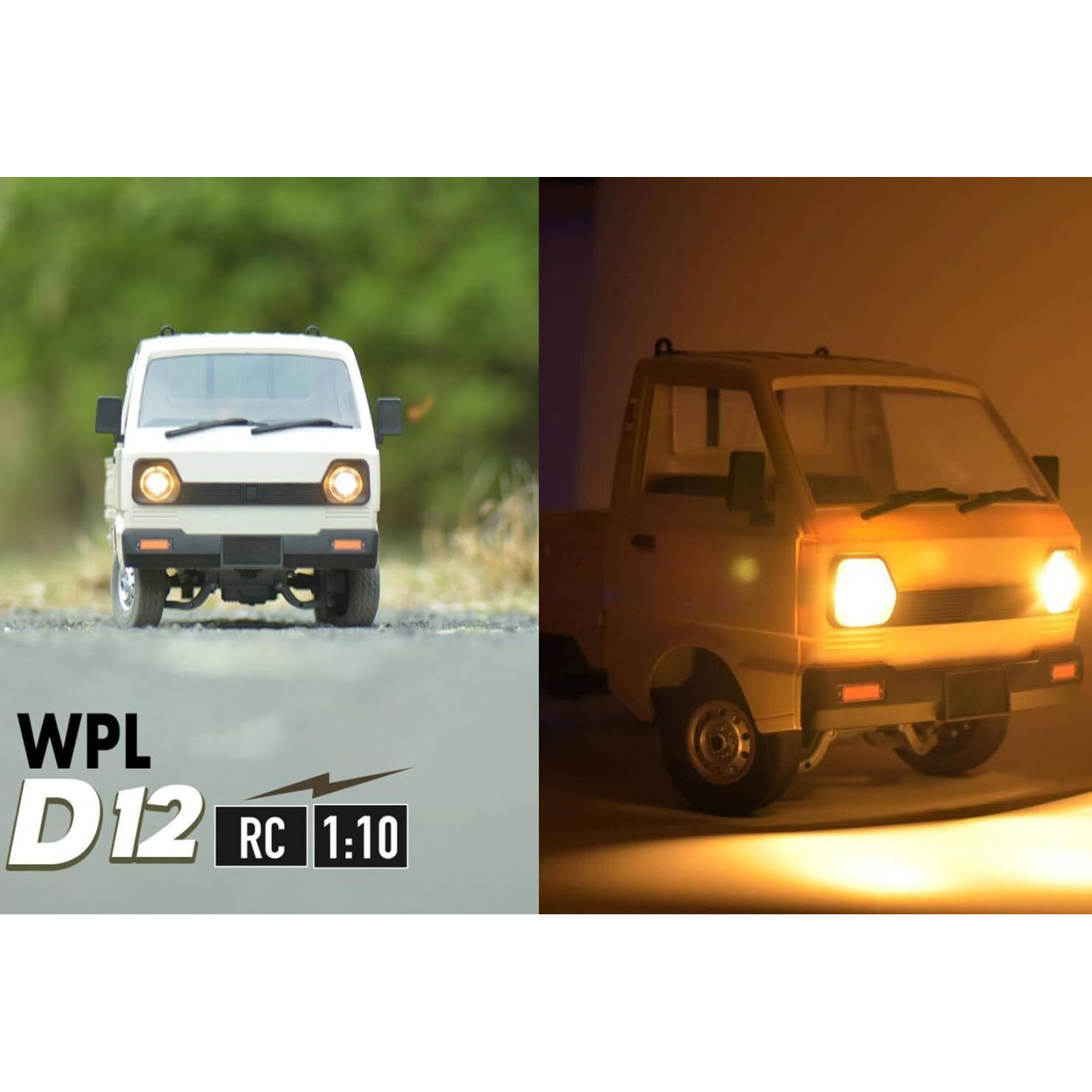 Apawband Wpl D12 Rc Car 1/10 Rc Drift Car Rtr Remote Control Car  Kei Truck Crawler Off Road 2.4G With Proportional Throttle Steering 260 Motor Rear Drive Hobby Grade Toy Adult Age 16+