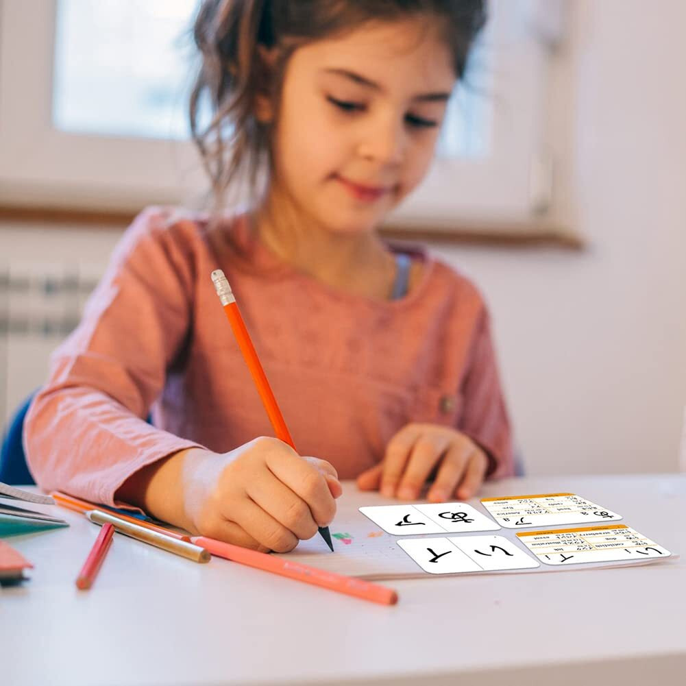 Hiragana And Katakana Syllabary Alphabet Japanese Flash Cards For Beginners - Katakana & Hiragana Flash Cards (Learning Video With Pure Pronunciation) (Classic Edition)