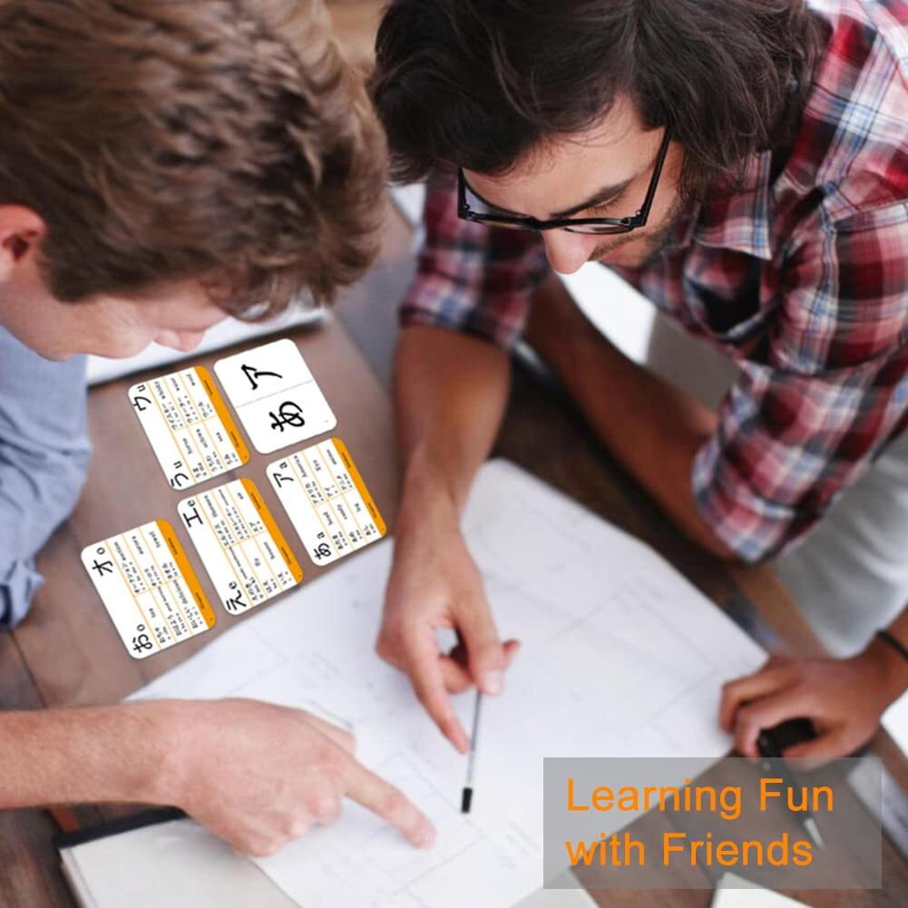 Hiragana And Katakana Syllabary Alphabet Japanese Flash Cards For Beginners - Katakana & Hiragana Flash Cards (Learning Video With Pure Pronunciation) (Classic Edition)