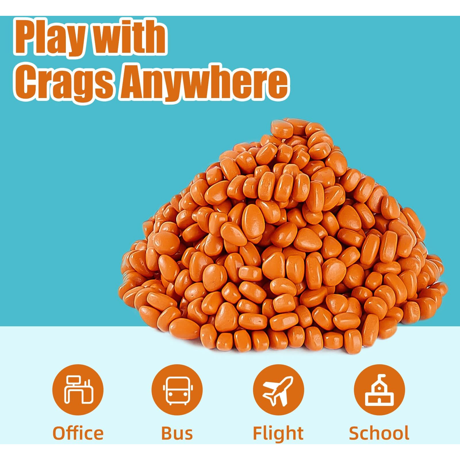 Magnetic Balls  Crags Ferrite Putty  Over 600 Weak Magnetic Ferrite Stones In A Metal Tin  Fidget Toys For Adults And Adhd Desk Toys For Office (Green)