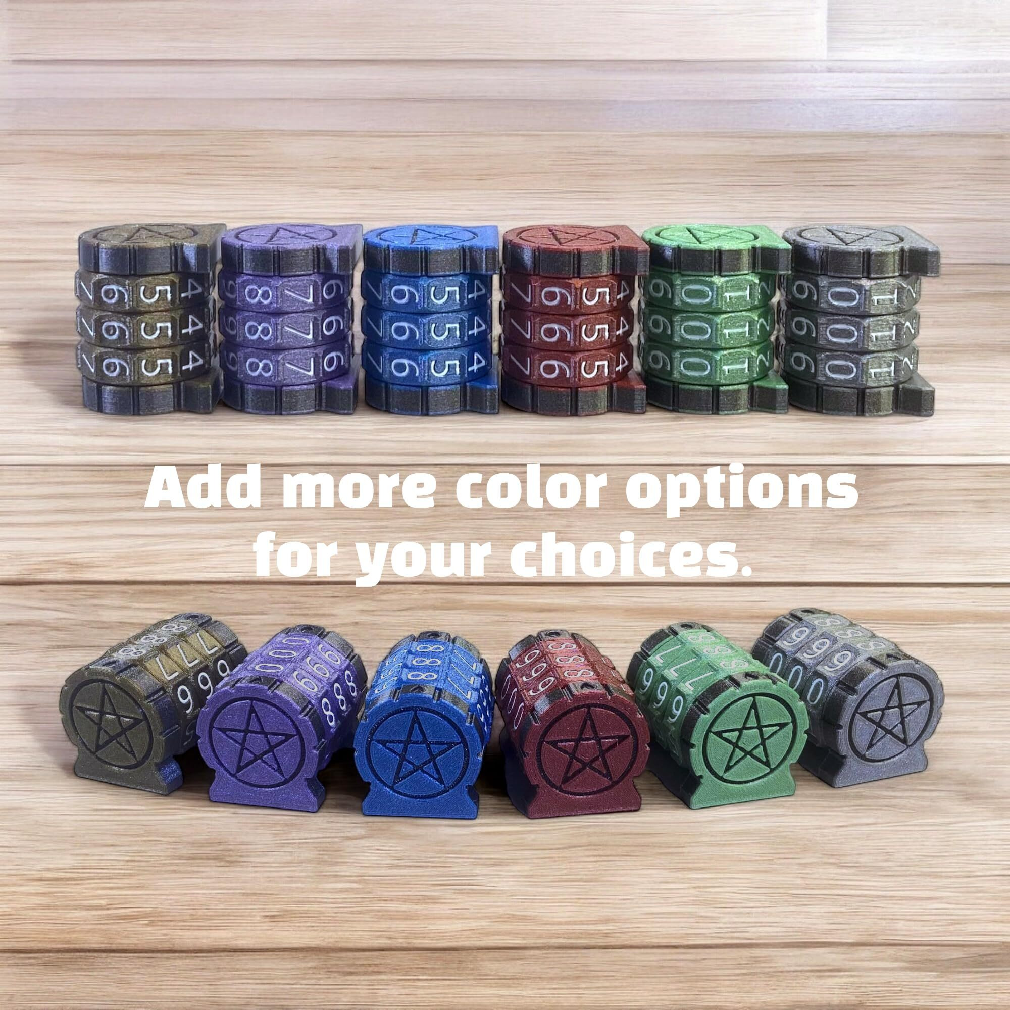 Life Counter Game Counter Health Tracker For Board Game  Rpg Card Games  Comaptiable With Mtg (Red+White Number)