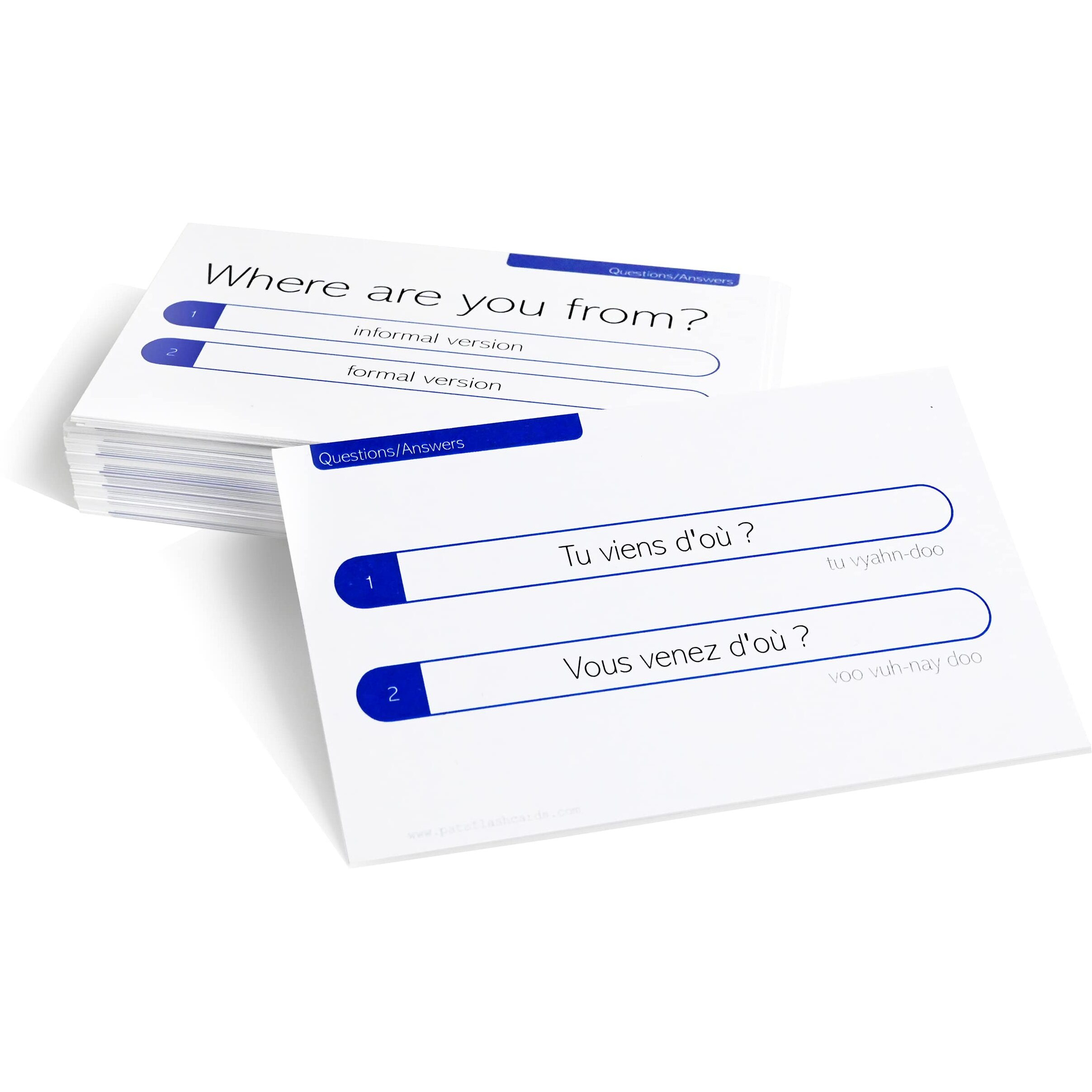 Pat's Flash Cards French Grammar  Pronunciations And Phrases Flash Cards (Basic Phrases)