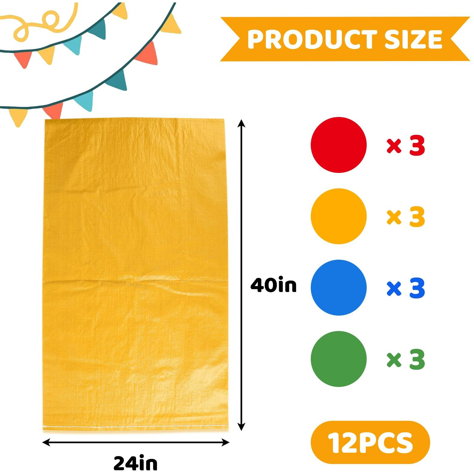 20Pcs Potato Sack Race Bags  Large Size Race Bags For Family Game  Outdoor Games Sack Race Bags For Adults And Kids Bean Bag Game Set Outside Yard Games