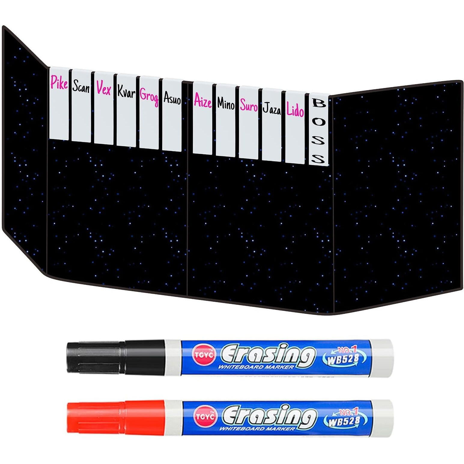 White Acrylic Erasable Screen Top Initiative Trackers 12Pcs For Dnd  Other Tabletop Rpg Game Accessories