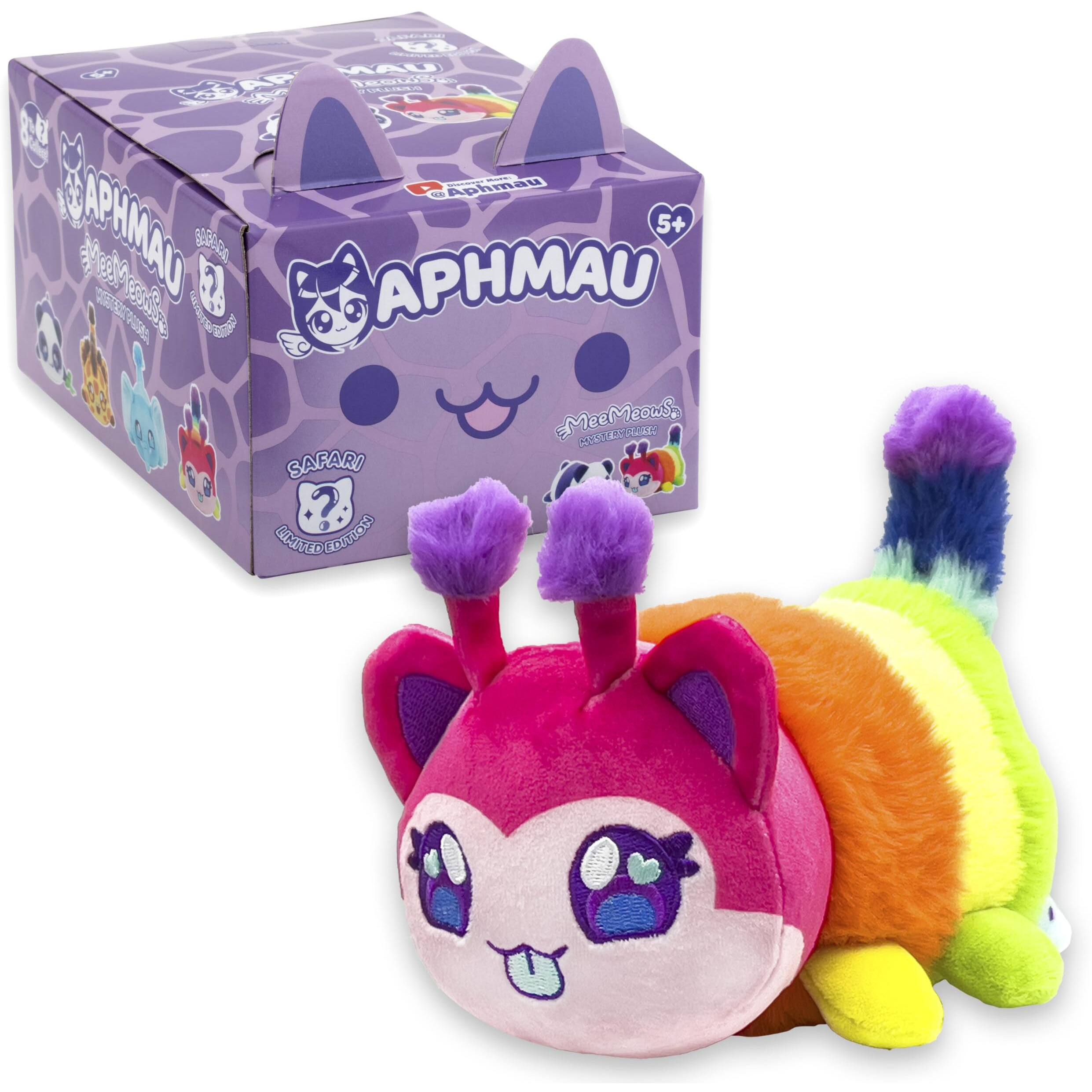 Aphmau 6  Meemeow Mystery Plush - Series 1 Safari - 2 Pack Youtube Gaming Channel  Blind Box  2 Of 8 Possible Safari Meemeows  Official Merch