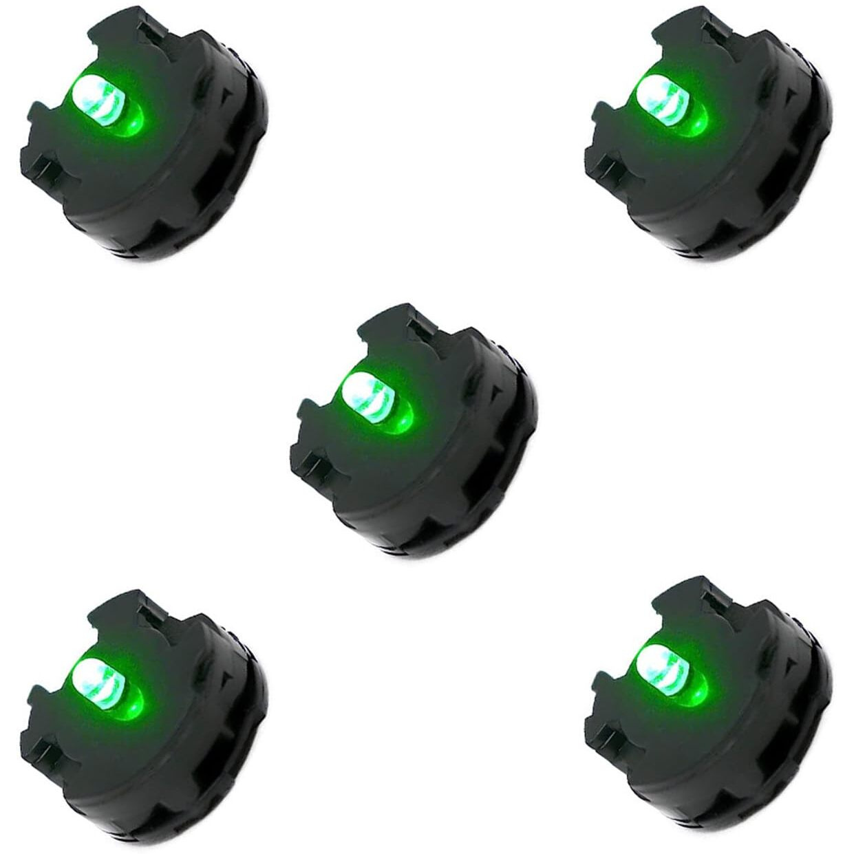 Larimuer 5 Pieces Led Units For Gundam Models Kits  Mg Led Unit Set For Gundam 00 Mg Gn-X Light Up Certain Gundam Models Hobby Accessories Children's Gifts (Green)
