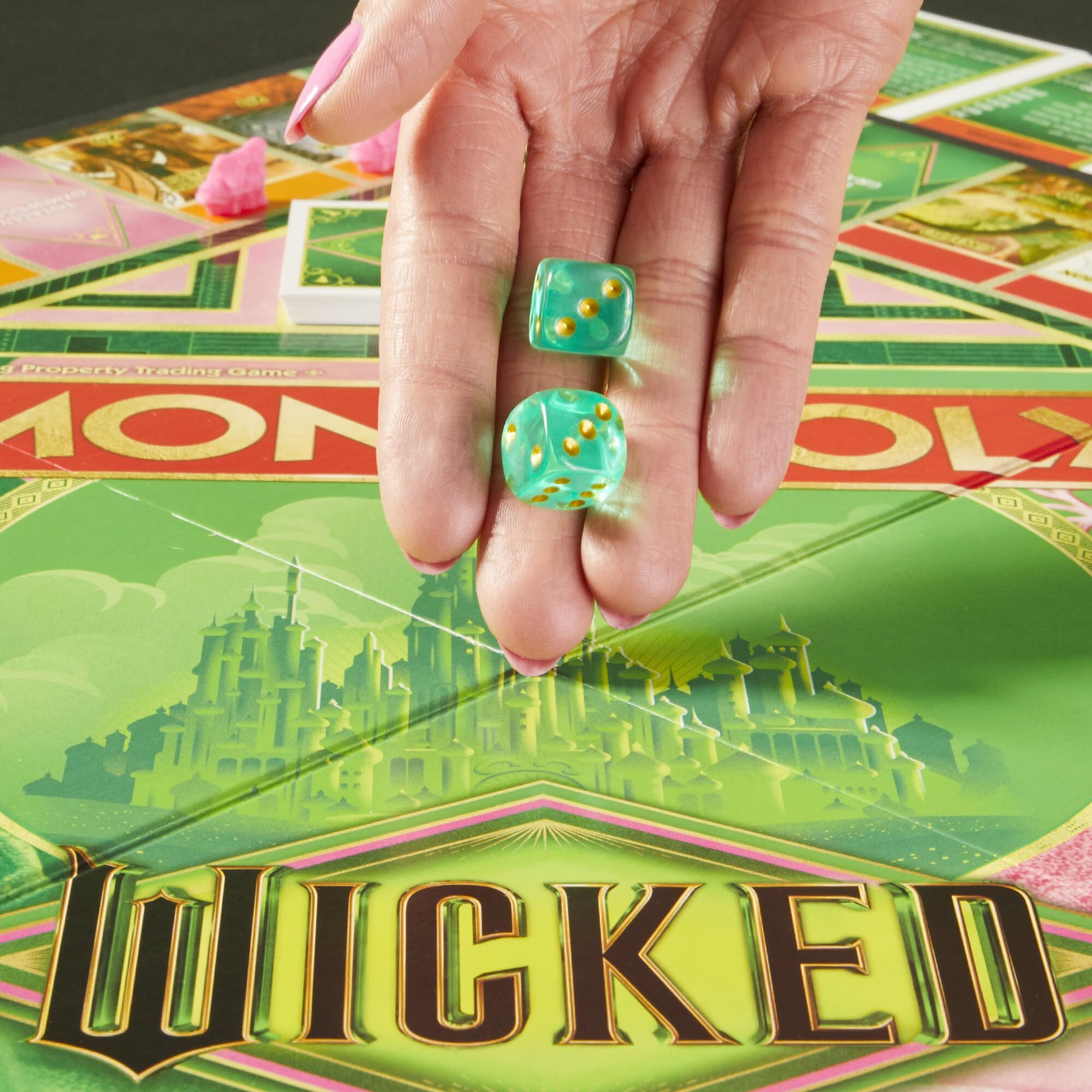 Monopoly Wicked Edition Board Game | Inspired By The Motion Picture | Ages 8+ | 2 To 6 Players | 30 Mins. | Family Games For Kids  Teens  And Adults