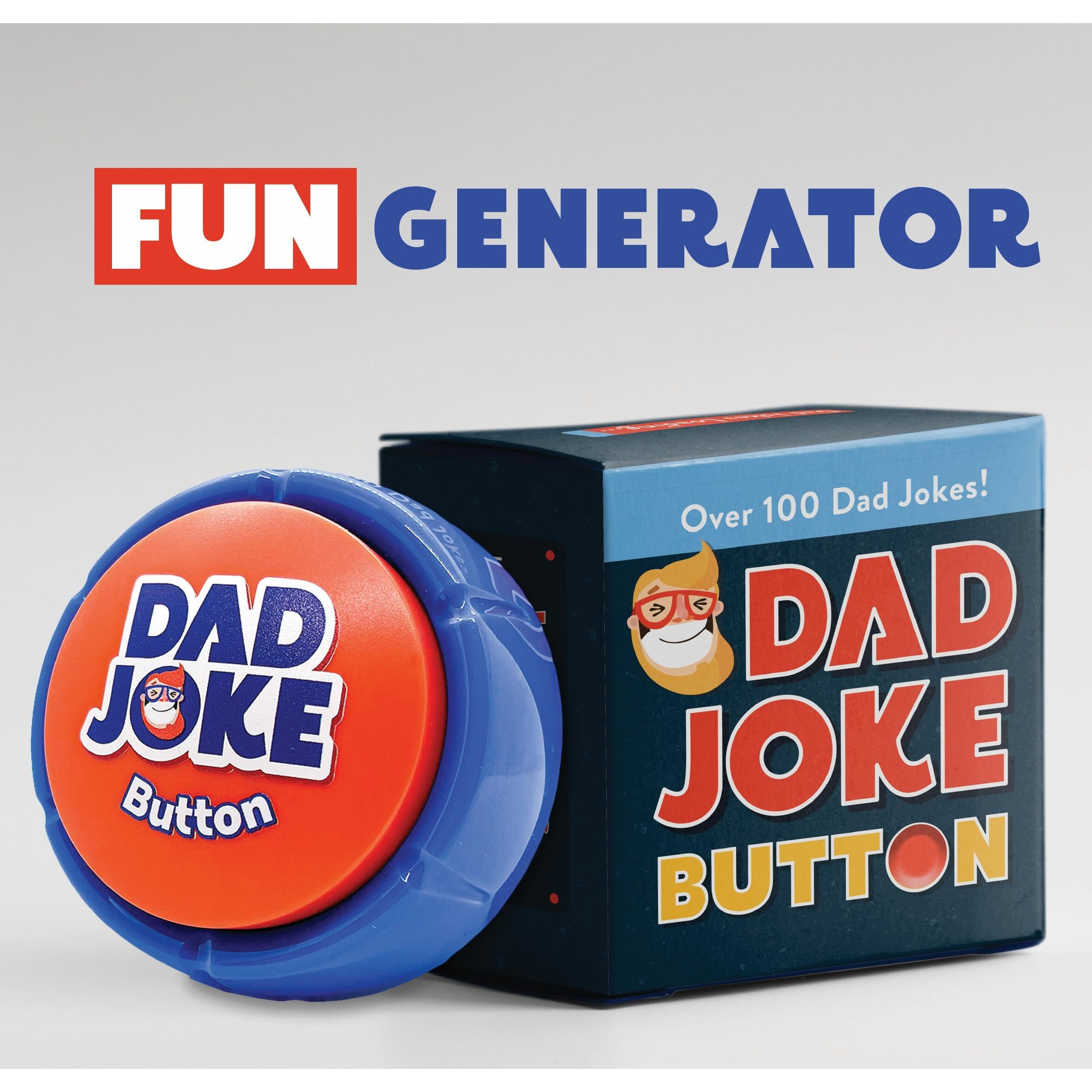 Dad Joke Talking Button With 100+ Hilarious Jokes | The Ultimate Fathers Day Present  Over 100 Corny Jokes That The Whole Family Will Enjoy  Get Your Dad Joke Button Today