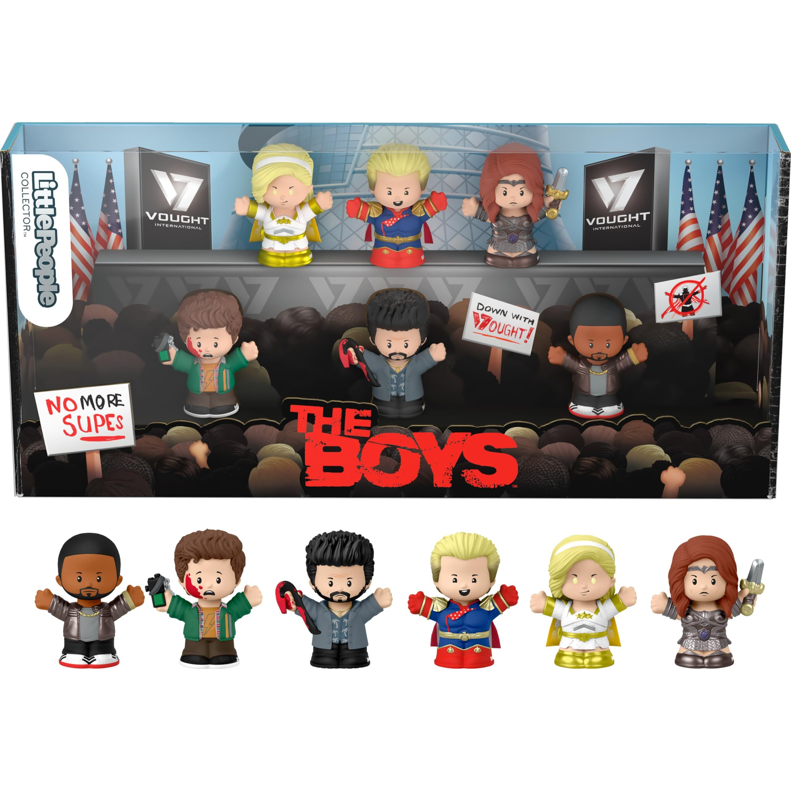 Little People Collector The Boys Special Edition Set With Character Figures In A Display Box For Adults & Fans  6 Figures