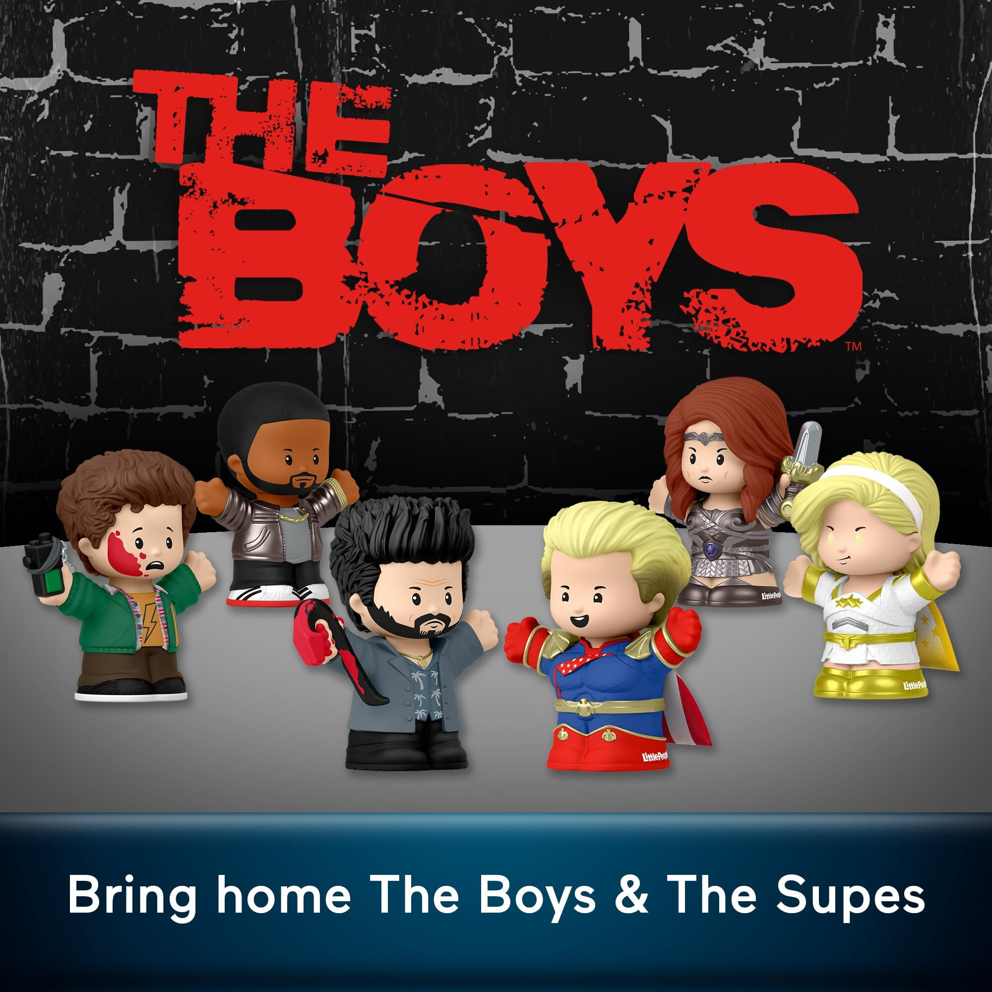 Little People Collector The Boys Special Edition Set With Character Figures In A Display Box For Adults & Fans  6 Figures