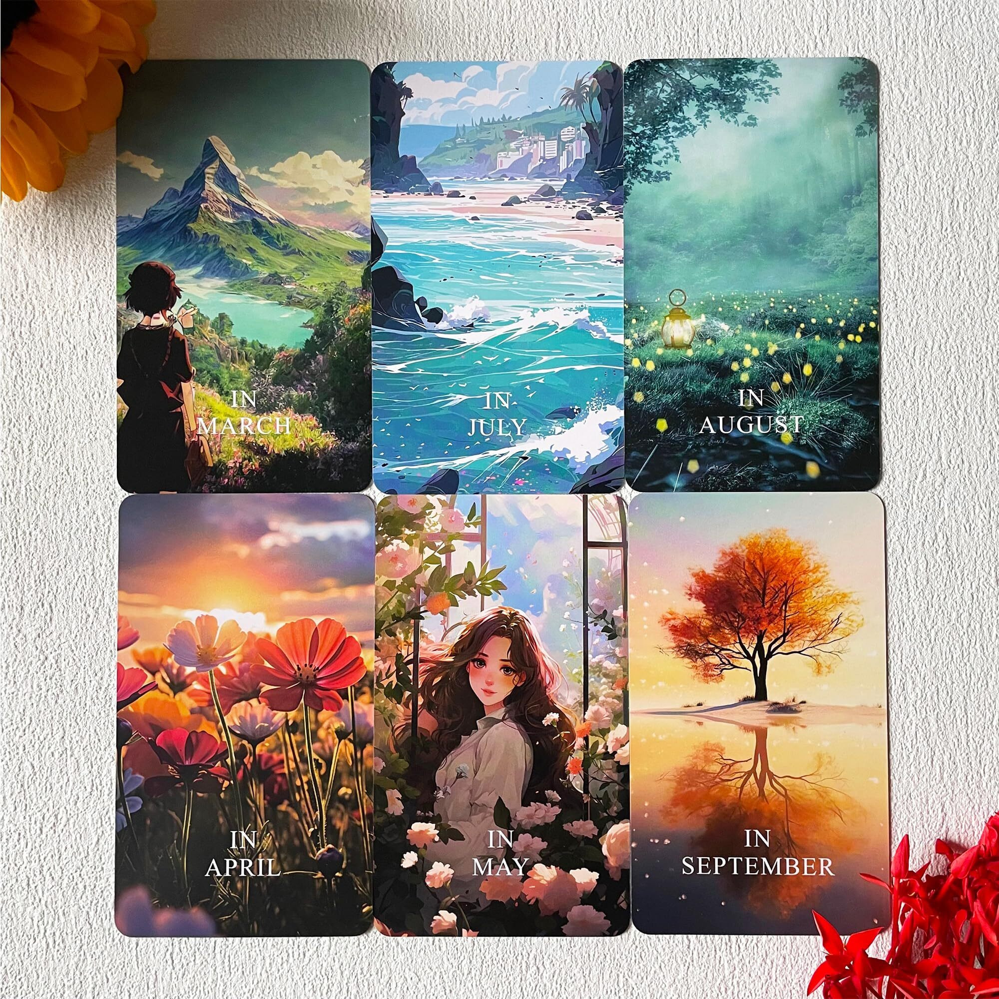 Jrskvaro Time Oracle Cards Deck  Cosmic Timing Oracle Cards  Oracle Cards For Beginners  Divine Timing Oracle Deck To Help You Predict Time Frames.