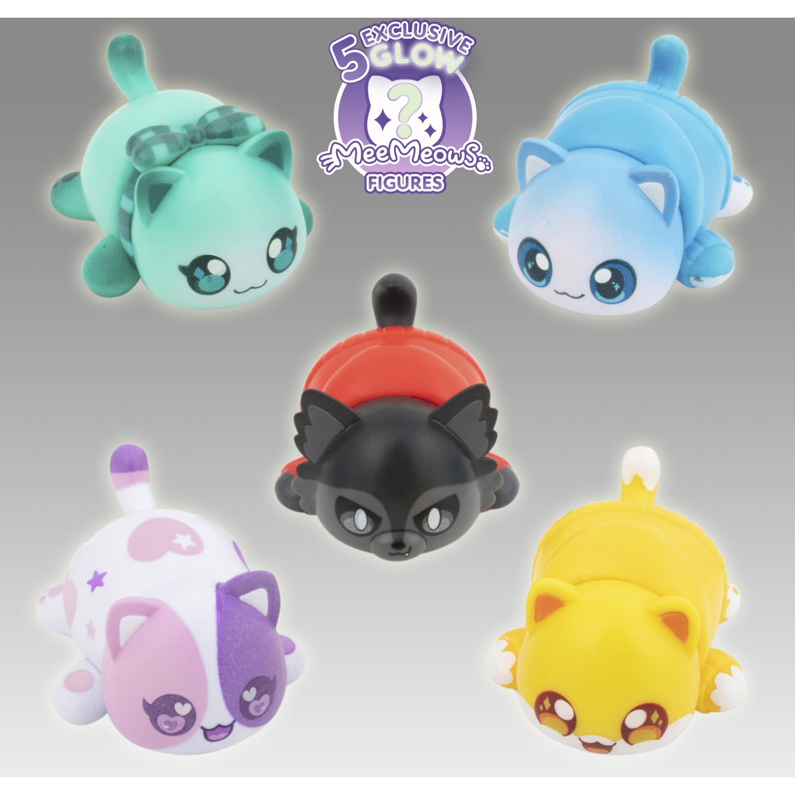 Aphmau & Friends Mystery Figures Glow Multi-Pack  Exclusive Glow In The Dark Figure Collection  Collectible Mini Figures Mystery Box  Official Merch