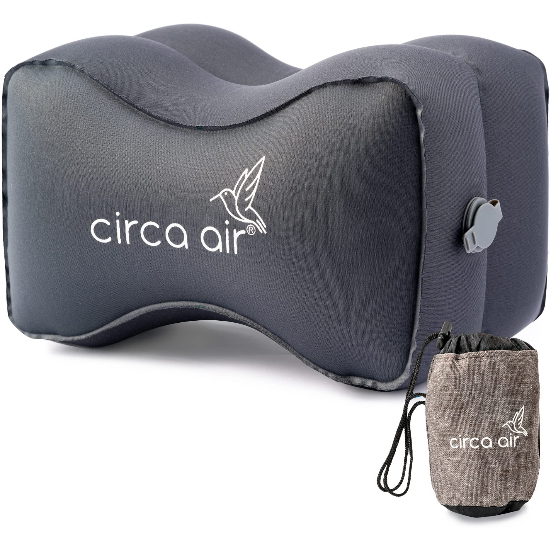 Circa Air Inflatable Knee Pillow For Side Sleepers  Travel Knee Pillow Between Legs For Sleeping  Orthopedic Sciatica Pain Relief Pillow  Leg Pillow For Hip Joints And Thigh Sleep Support