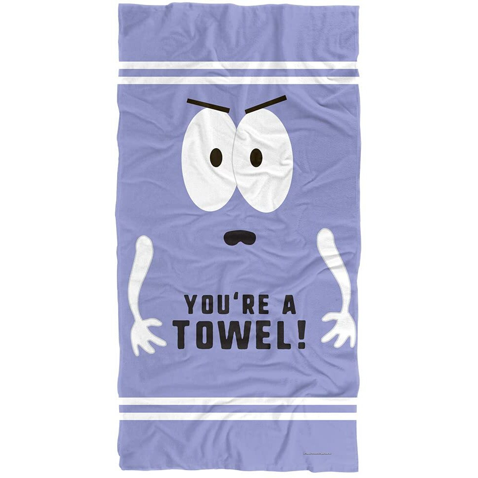 Logovision South Park Towelie You'Re A Towel Officially Licensed Beach Towel 30"" X 60""