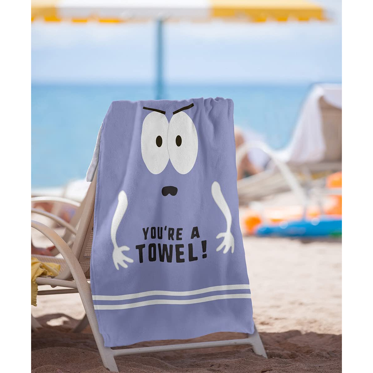 Logovision South Park Towelie You'Re A Towel Officially Licensed Beach Towel 30"" X 60""