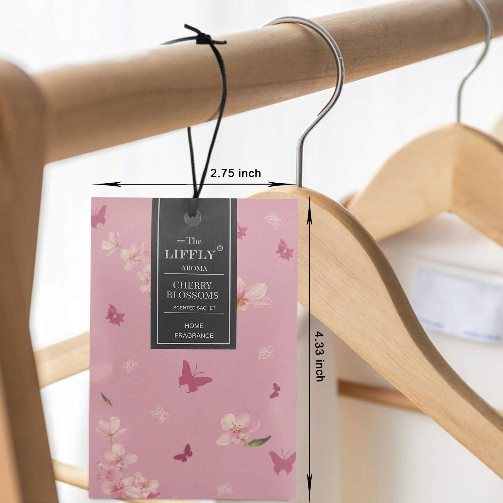 Liffly 14 Packs Scented Sachets Bags For Drawers And Closets Long-Lasting Home Fragrance Sachet Lavender Cherry Blossoms Lilac Fresh Linen Eucalyptus Peppermint Lemongrass 7 Scent Gift Box
