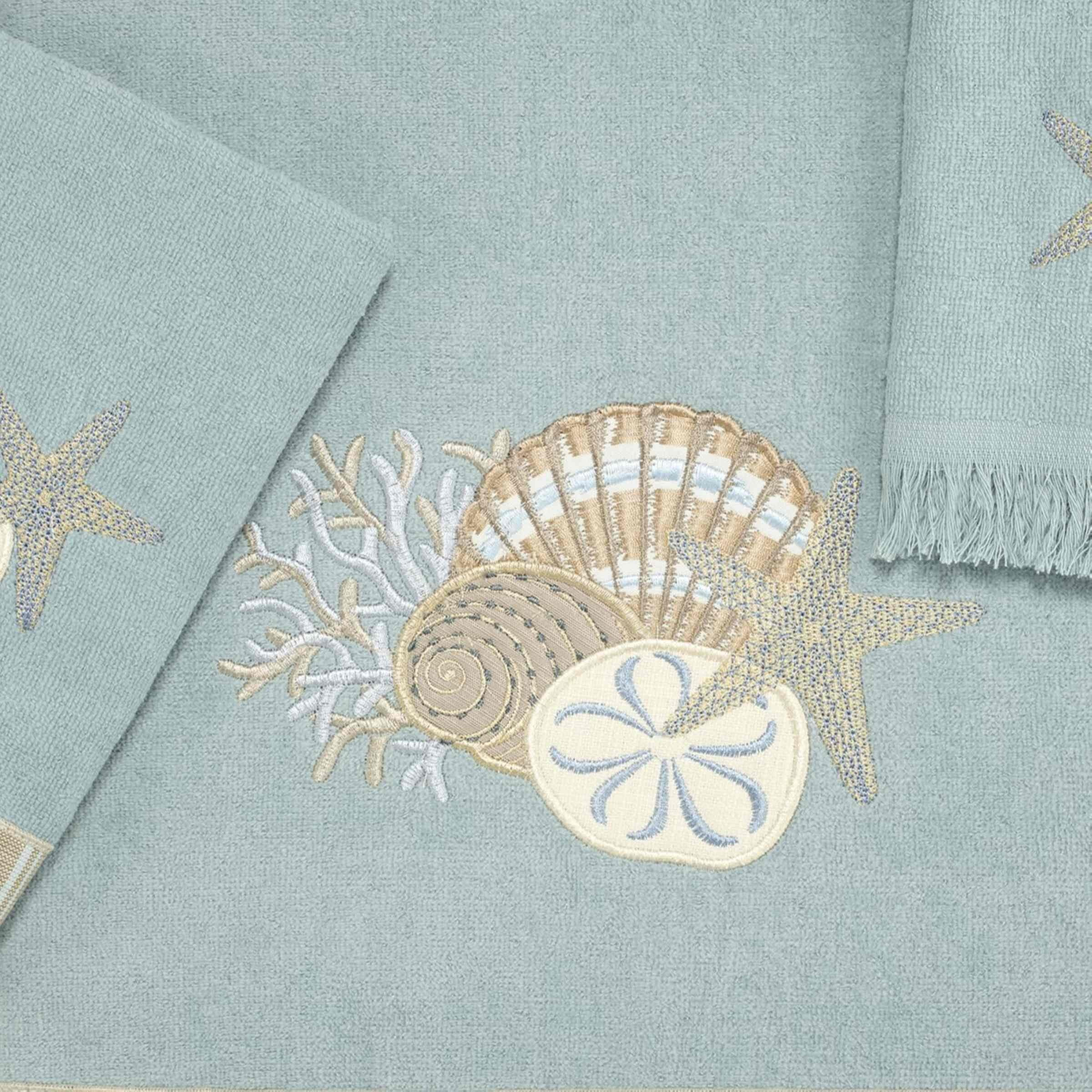 Avanti Linens - Bath Towel  Soft & Absorbent Cotton Towel (By The Sea Collection  Mineral)