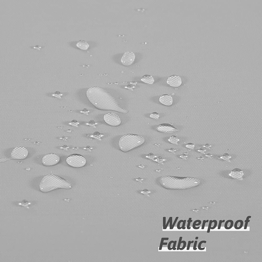 Furlinic No Hook Stall Shower Curtain Light Grey 36"" Wide Waterproof Polyester Fabric Bathroom Curtains Hotel Style With 4 Built-In Grommets Machine Washable 36X72 Inch