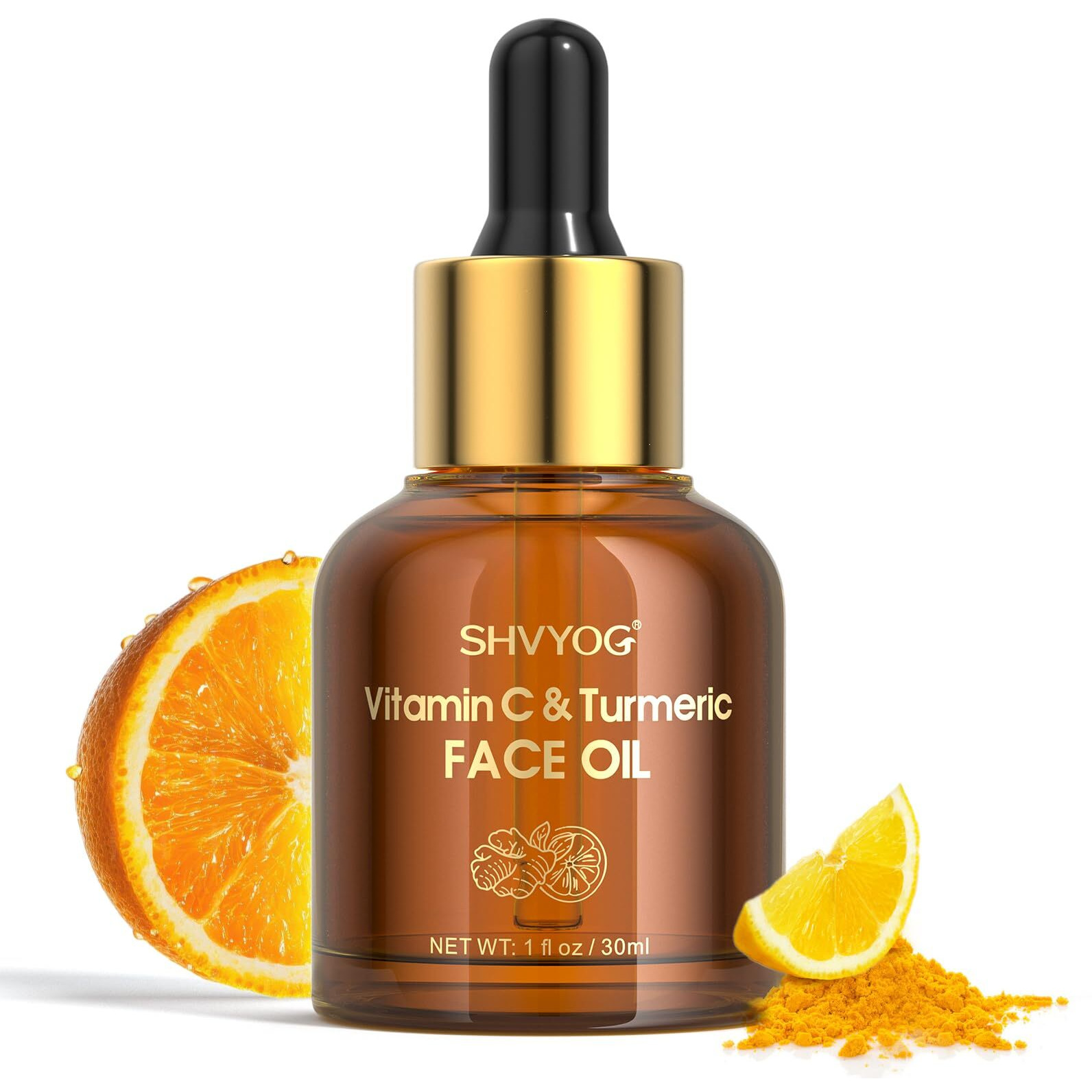 Vitamin C Turmeric Face Oil  Skin Moisturizing  Firming Vitamin C Oil  Turmeric Oil For Dry Skin  Wrinkles  And Uneven Skin Tone  Anti-Aging Care 1 Fl Oz
