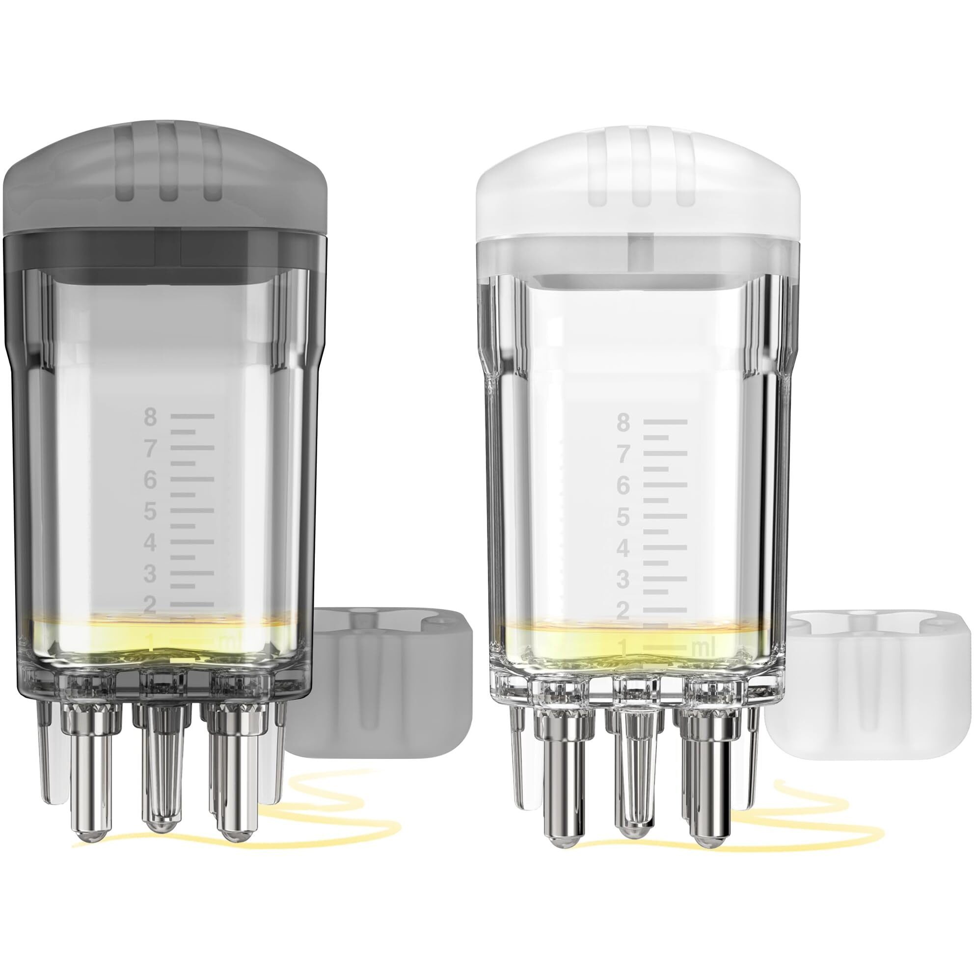 Minoxidil Applicator 2 Pcs Easy Fast Apply Exactly Effective Massage Mini Scalp Applicator Comb Dedicated To Minoxidil Hair Growth Serum Root Comb Applicator Bottle Minoxidil Applicator Brush Tool