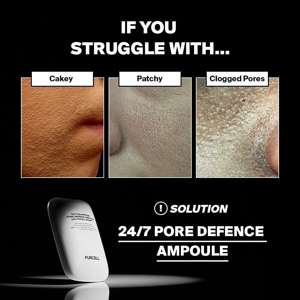 Purcell 24/7 Colostrum Ampoule Mist - Glass Skin With Long Hydration  Poreless Smooth Skin  Before & After Makeup  Hyaluronic Acid And Vitamin  For All Skin Types  1.85 Fl Oz