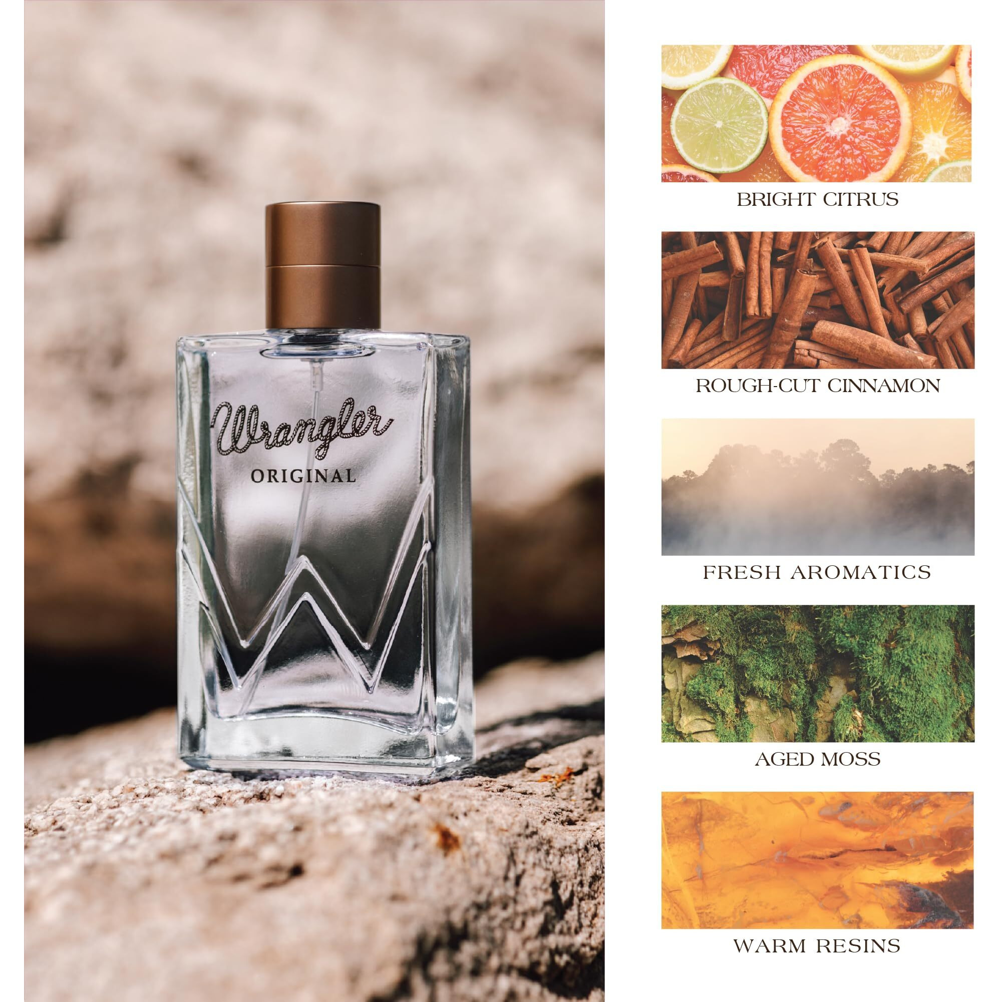 Wrangler Original Cologne For Him By Tru Western  2.5 Fl Oz (74 Ml) - Aromatic  Citrusy  Earthy