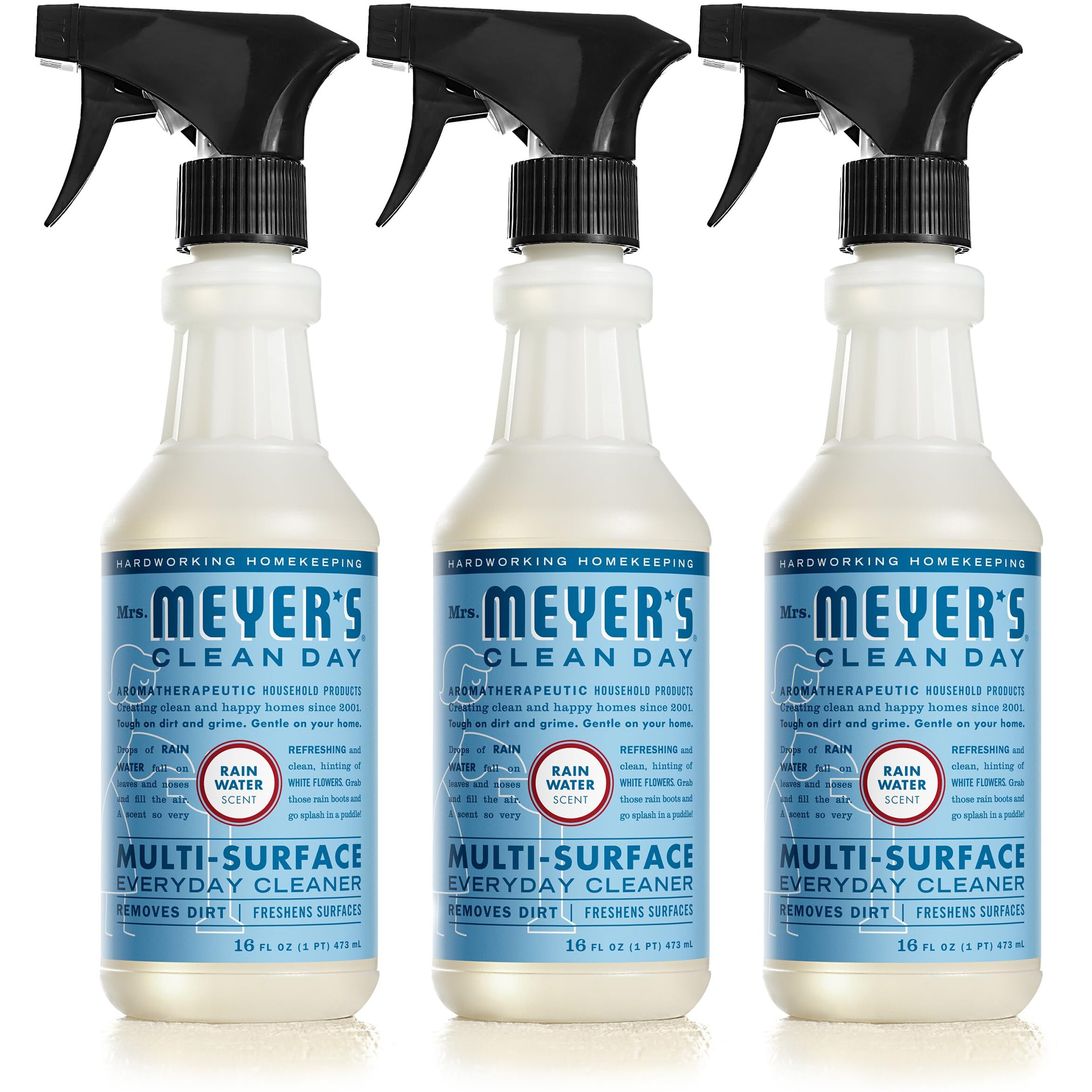 Mrs. Meyer's Clean Day All-Purpose Cleaner Spray  Rain Water  16 Fl. Oz - Pack Of 3