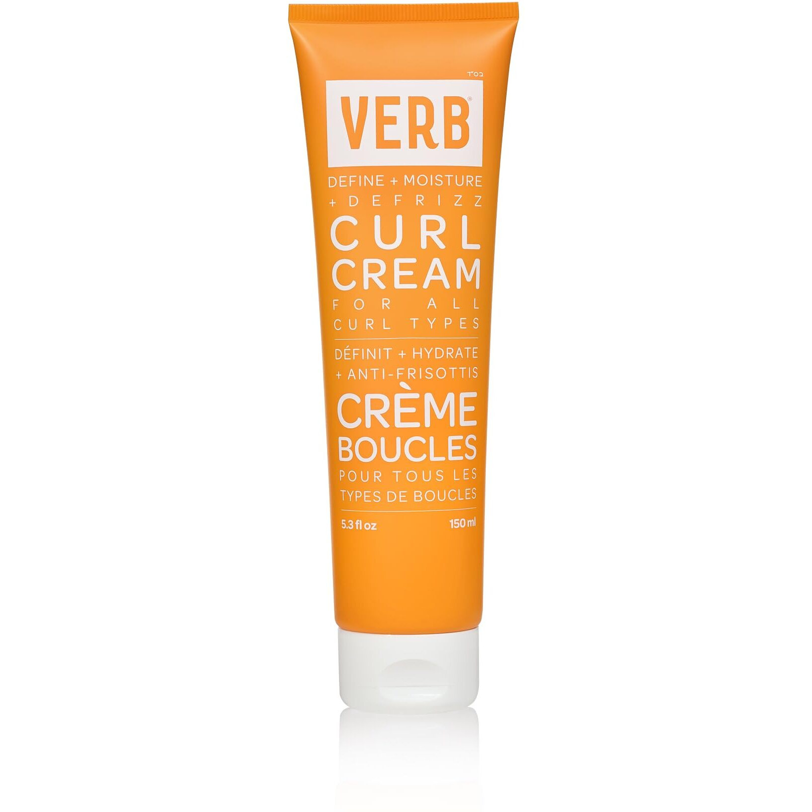 Verb Curl Cream - Vegan Curl Styling Cream - Lightweight Leave In Curl Defining Cream - Anti-Frizz Curl Cream Provides Shape  Softness And Hold - Paraben Free  Sulfate Free Curl Styler  5.3 Fl Oz