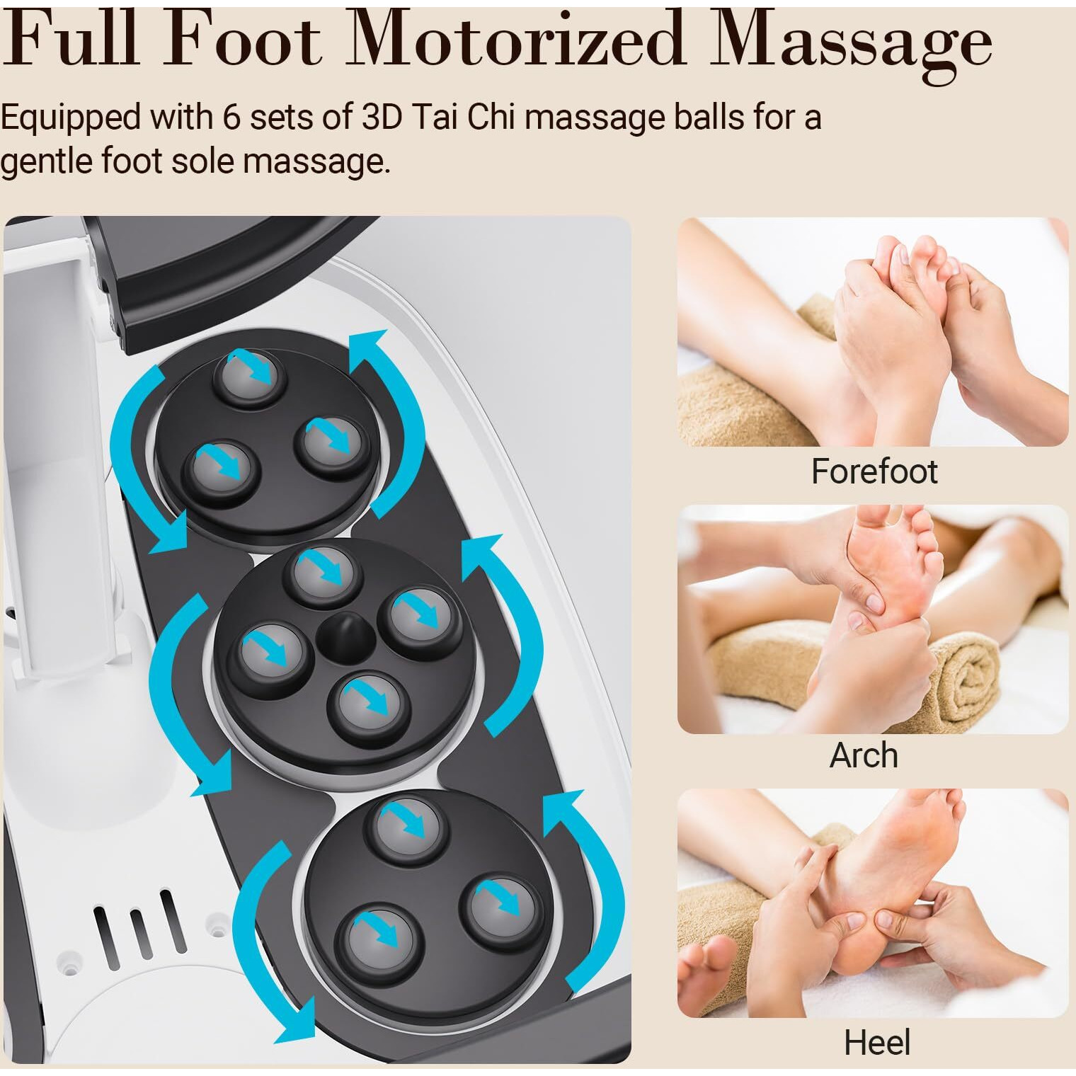 Cupilo Foot Spa Bath Massager  2025 Upgraded Foot Bath With Circulation Heat  Motorized Shiatsu Massage Balls  Pedicure Foot Soaking Tub With Waves  Remote  Handle  Feet Stress Relief  Gifts