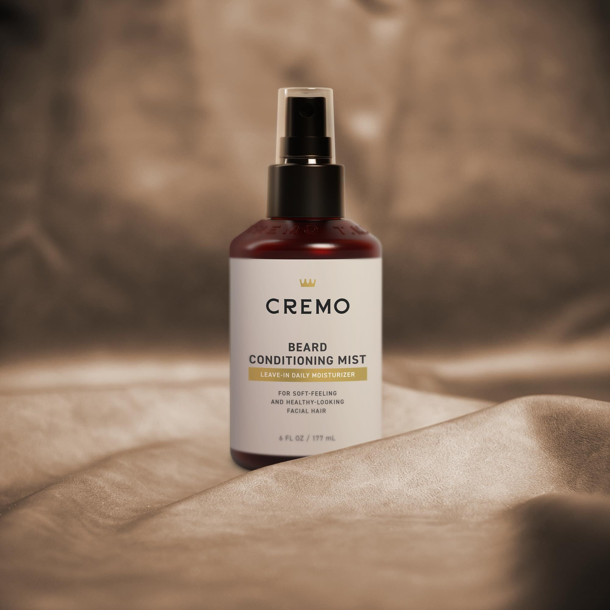 Cremo Leave-In Daily Beard Conditioning Mist - For Soft-Feeling And Healthy-Looking Facial Hair  6 Fl Oz