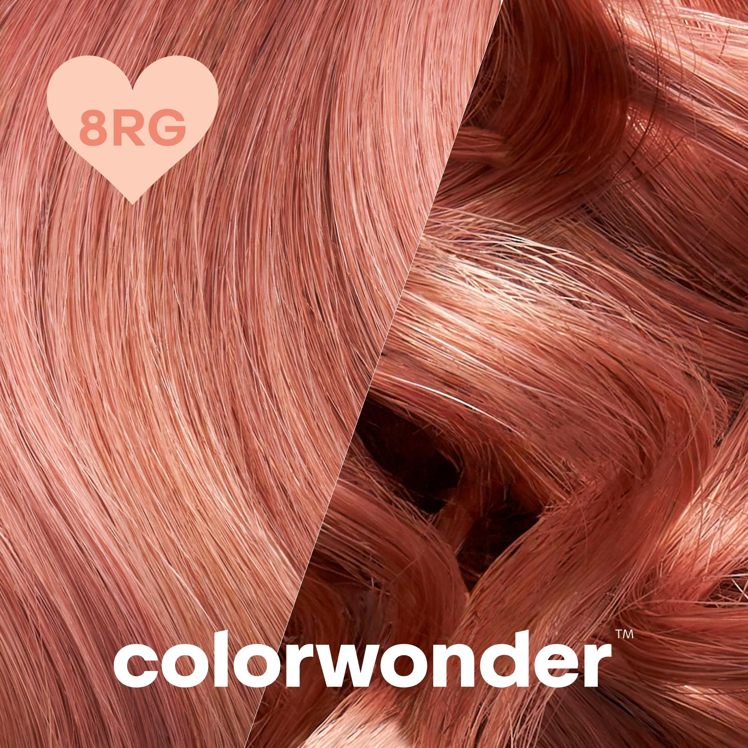 Madison Reed Colorwonder Demi-Permanent Hair Color  Effortless At-Home Hair Dye  Ammonia-Free  Cruelty-Free  Sparkling Ros (8Rg Rose Gold)  Pack Of 1