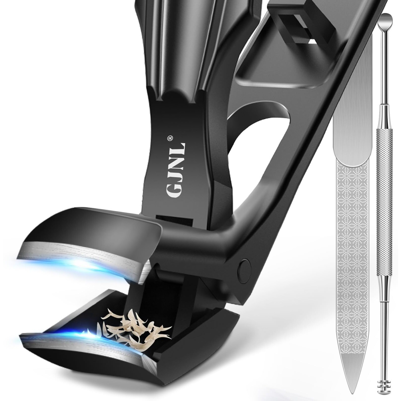 Angled Head Nail Clippers For Men - Toenail Clippers For Seniors Thick Toenails  Heavy Duty Nail Cutter With Catcher Long Handle Gifts For Men Women