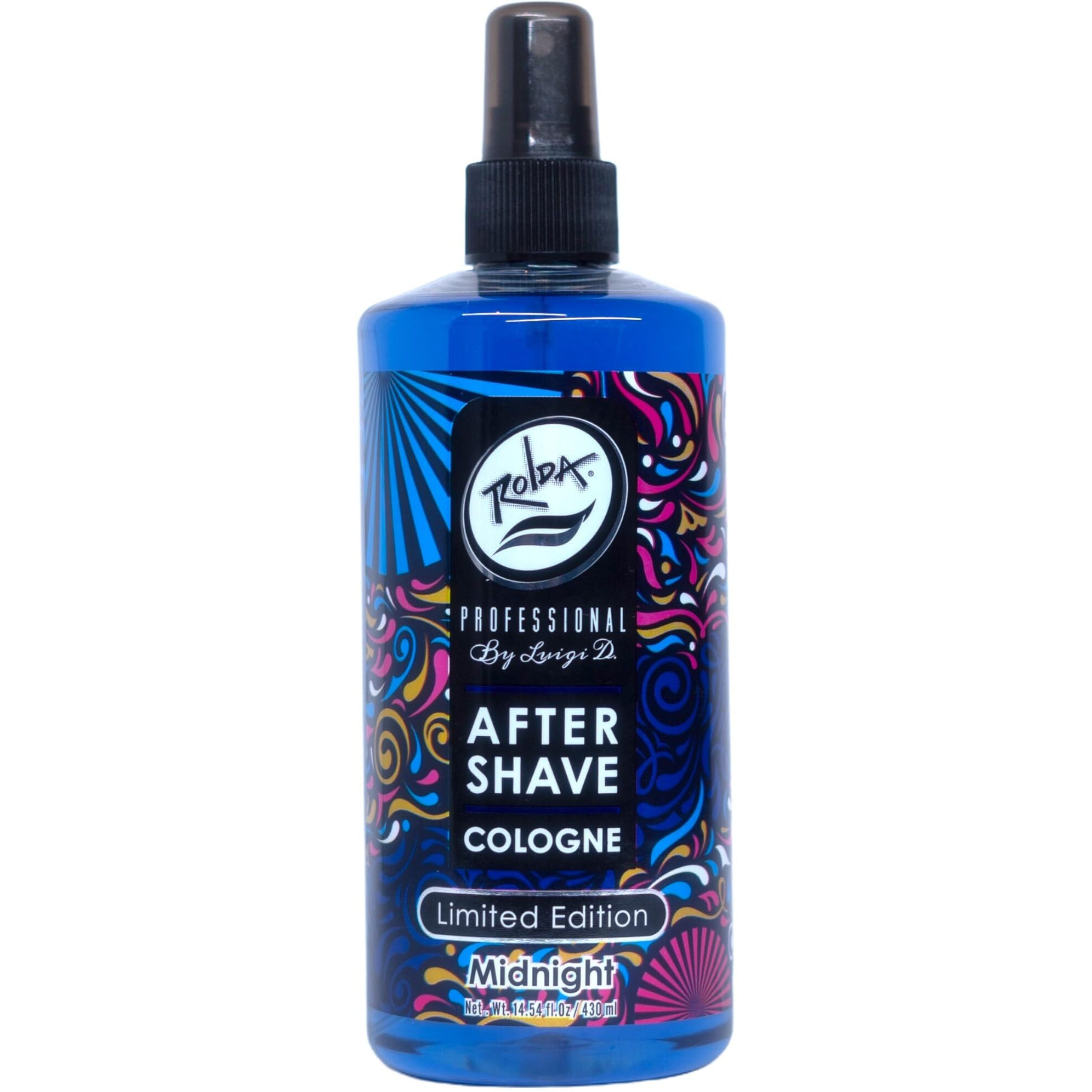 Rolda Midnight After Shave Tonic Cologne For Men - Post Shave Tonic Spray  Calms Irritation  Helps Heal & Clean Shaved Areas  Masculine Fragrance (14.54Oz | 430Ml)