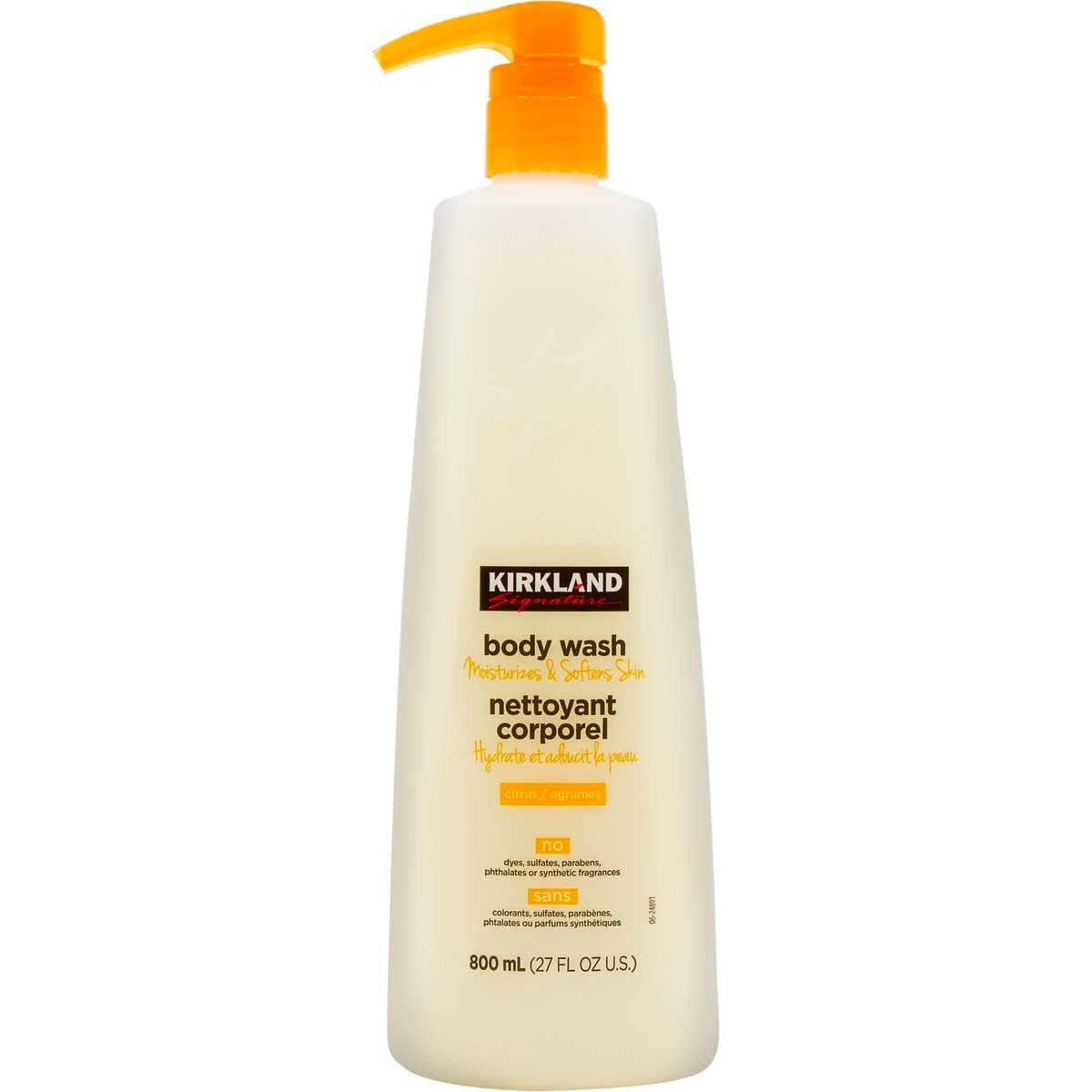 Kirkland Signature Liquid Body Wash  Natural Citrus  27 Fl Oz  2-Count