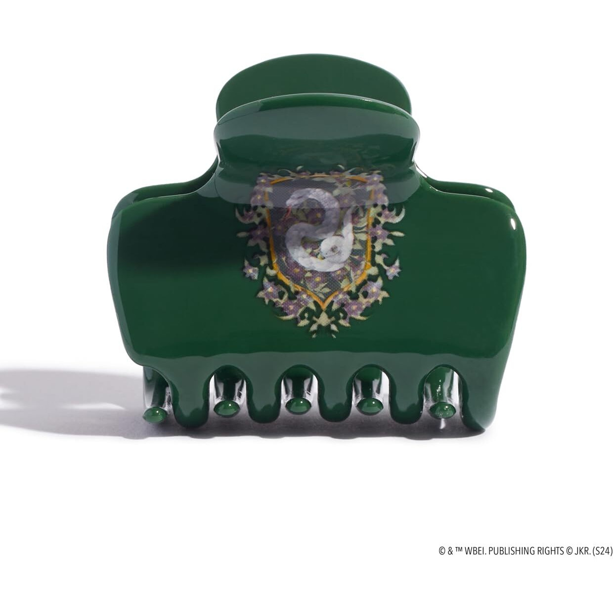 Harry Potter X Kitsch Jumbo Hair Clips - 2.3 Inches Big Hair Clips For Girls And Women | Stylish Hair Accessories | Large Claw Clips For Full Updo And Half Ponytail - Slytherin - 1Pc