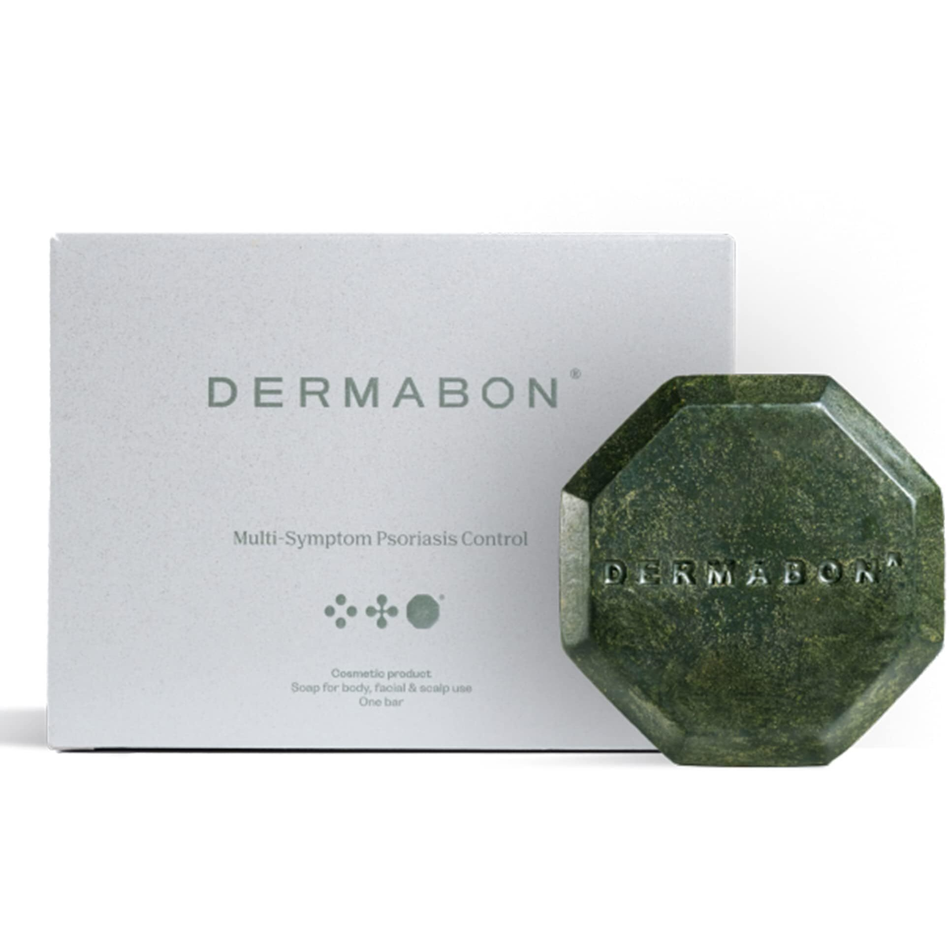 Dermabon Psoriasis  Dermatitis & Dandruff Control Soap Bar With 2% Coal Tar As Its Active Ingredient - 1 Pack