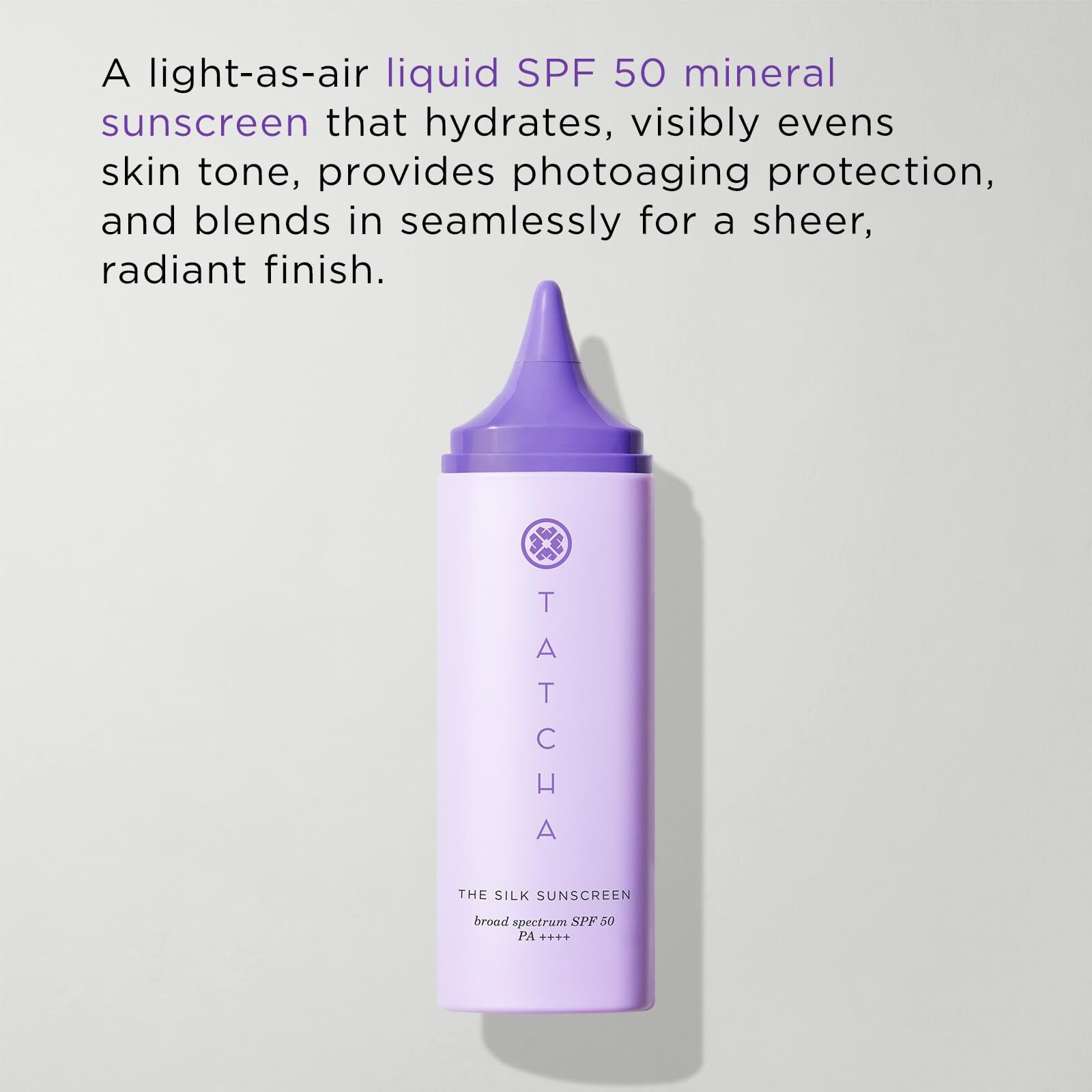 The Silk Sunscreen | Broad Spectrum Spf 50 Pa++++  Weightless  Hydrating Mineral Sunscreen  New & Improved Packaging  50 Ml