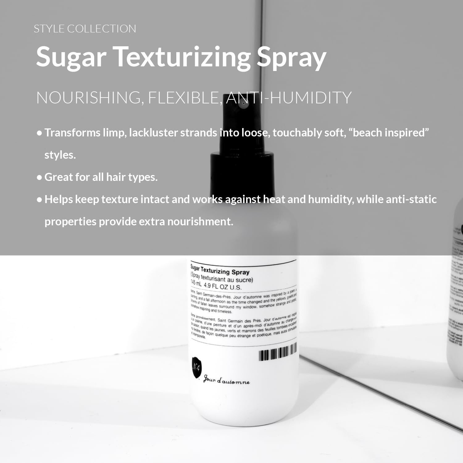 Number 4 Sugar Texture Spray For Hair  Wavy Hair Products  Texturizing Spray  4.9 Oz