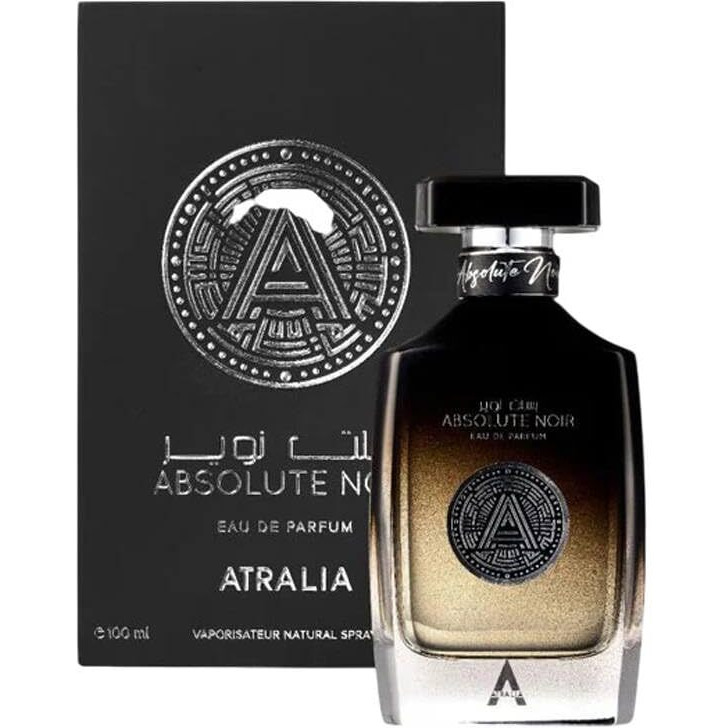 Atralia Absolute Noir Eau De Parfum For Men 100Ml 3.4Oz - Luxurious And Long Lasting Fragrances With Top Notes Of Bergamot  Lemon  Grapefruit  Pink Pepper - Best Alternative For Absolu Aventus