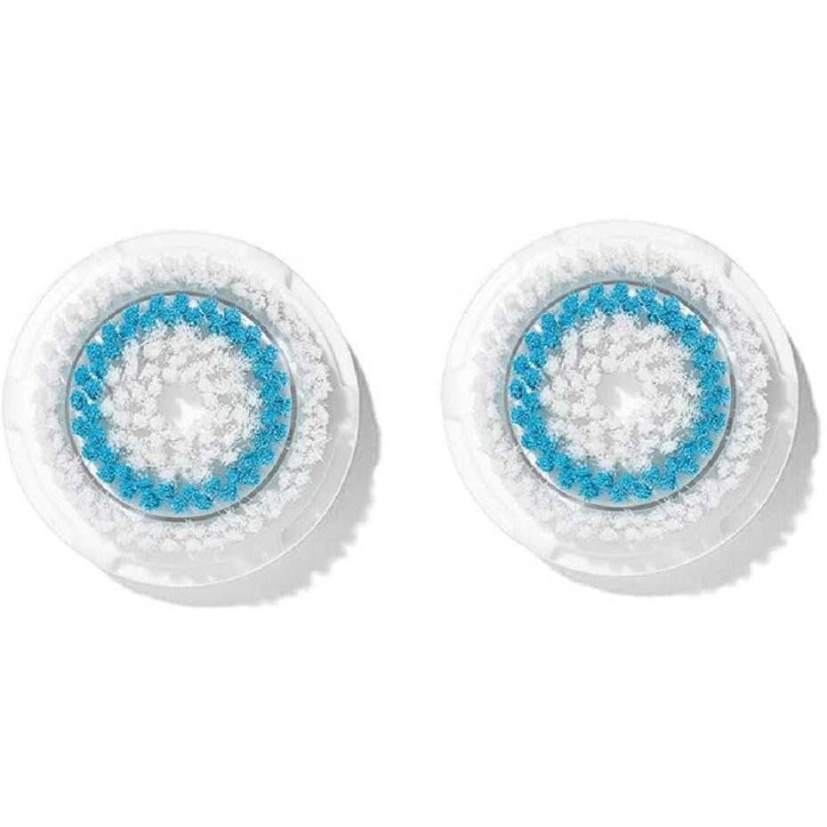 Brush Head Replacement Compatible With Clarisonic Mia 1  Mia 2  Mia Fit  2 Pack  Deep Pore Facial Cleansing