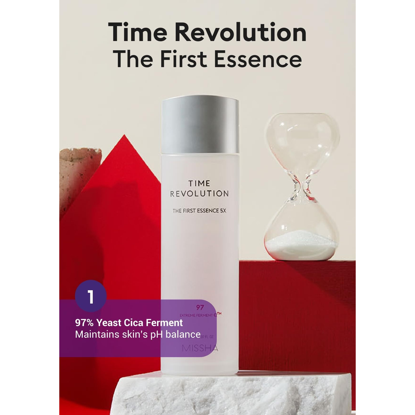 Missha Time Revolution Night Repair 5X Gift Set Night Repair Ampoule And Cream 5X  The First Essence 5X For Youthful  Glowing Skin